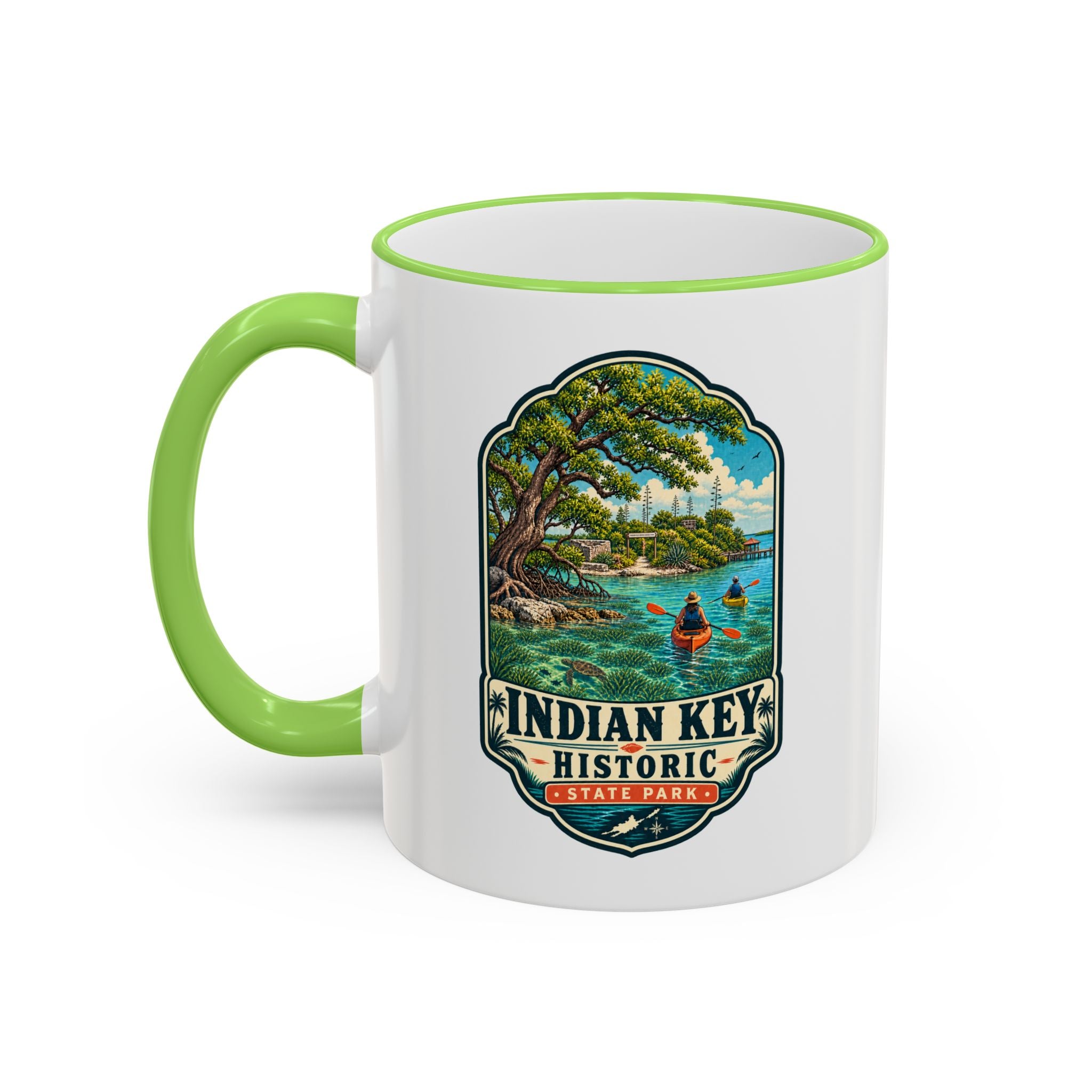 Indian Key Accent Rim & Handle 11oz/15oz