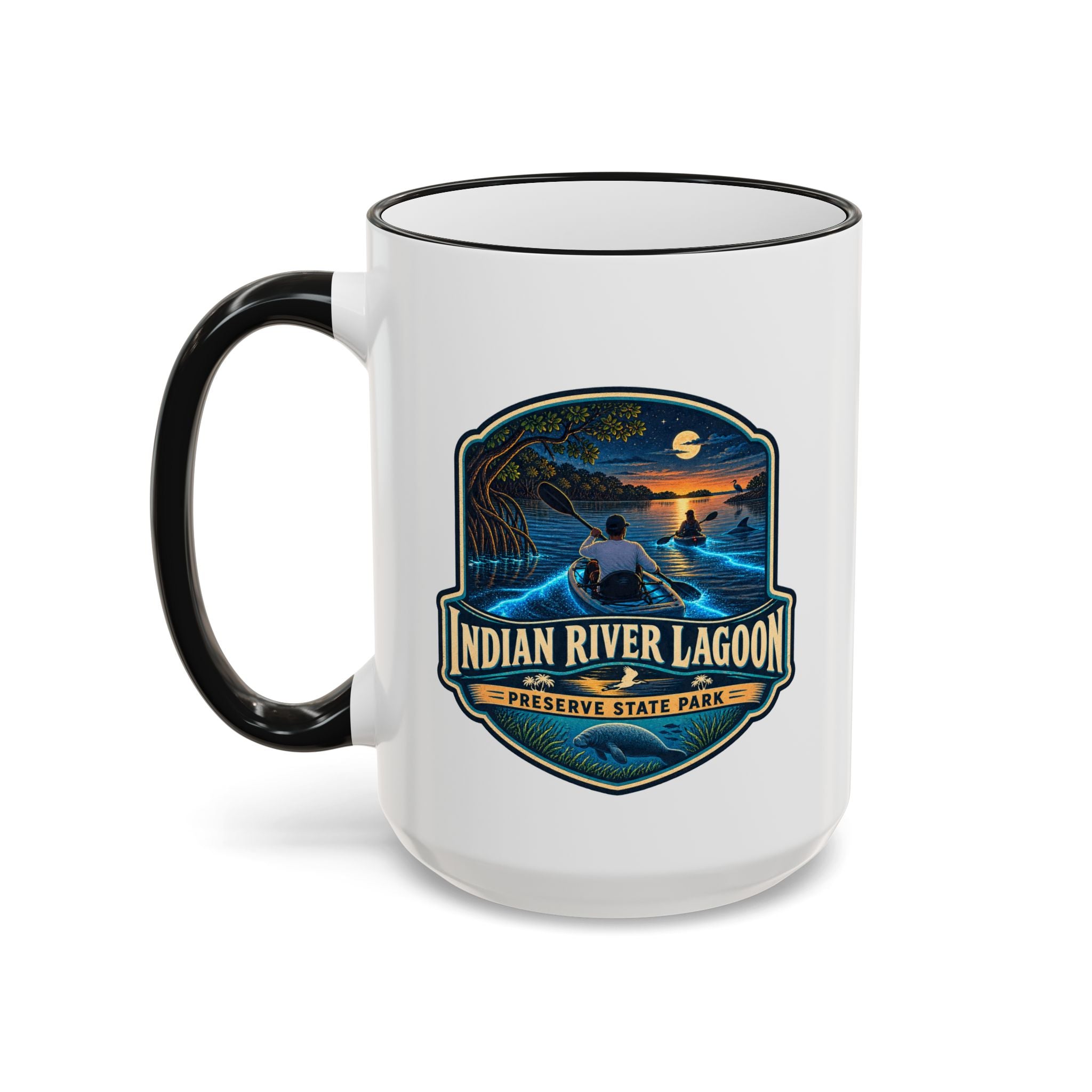 Indian River Lagoon Accent Rim & Handle 11oz/15oz