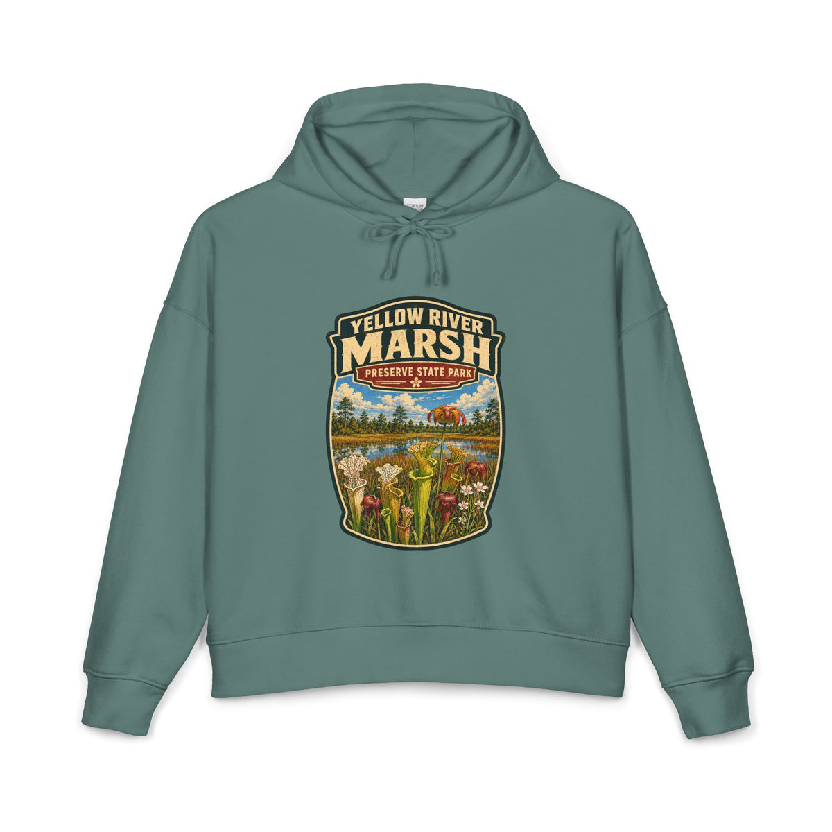 Yellow River Marsh — Vintage Hoodie