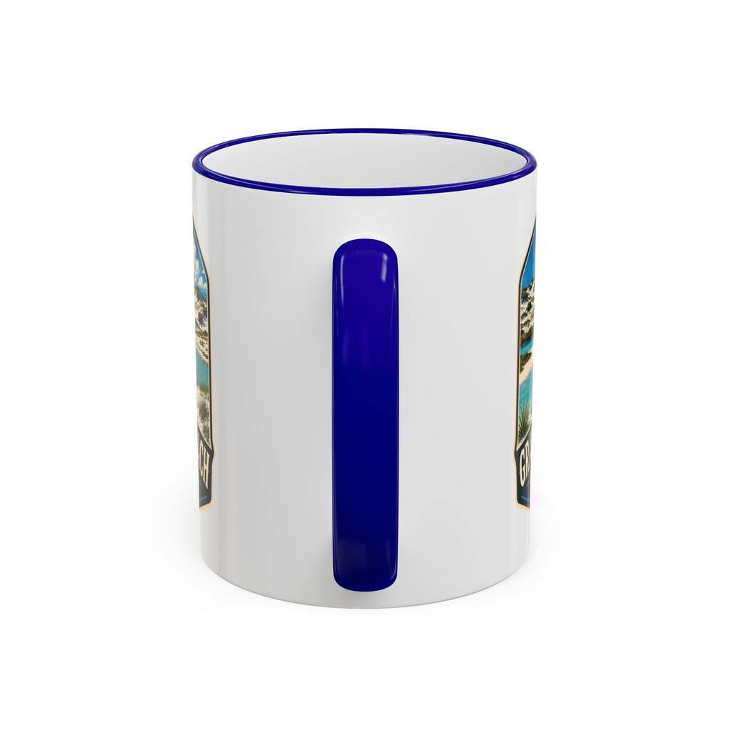 Grayton Beach Vintage Mug — Accent Rim & Handle 11oz/15oz