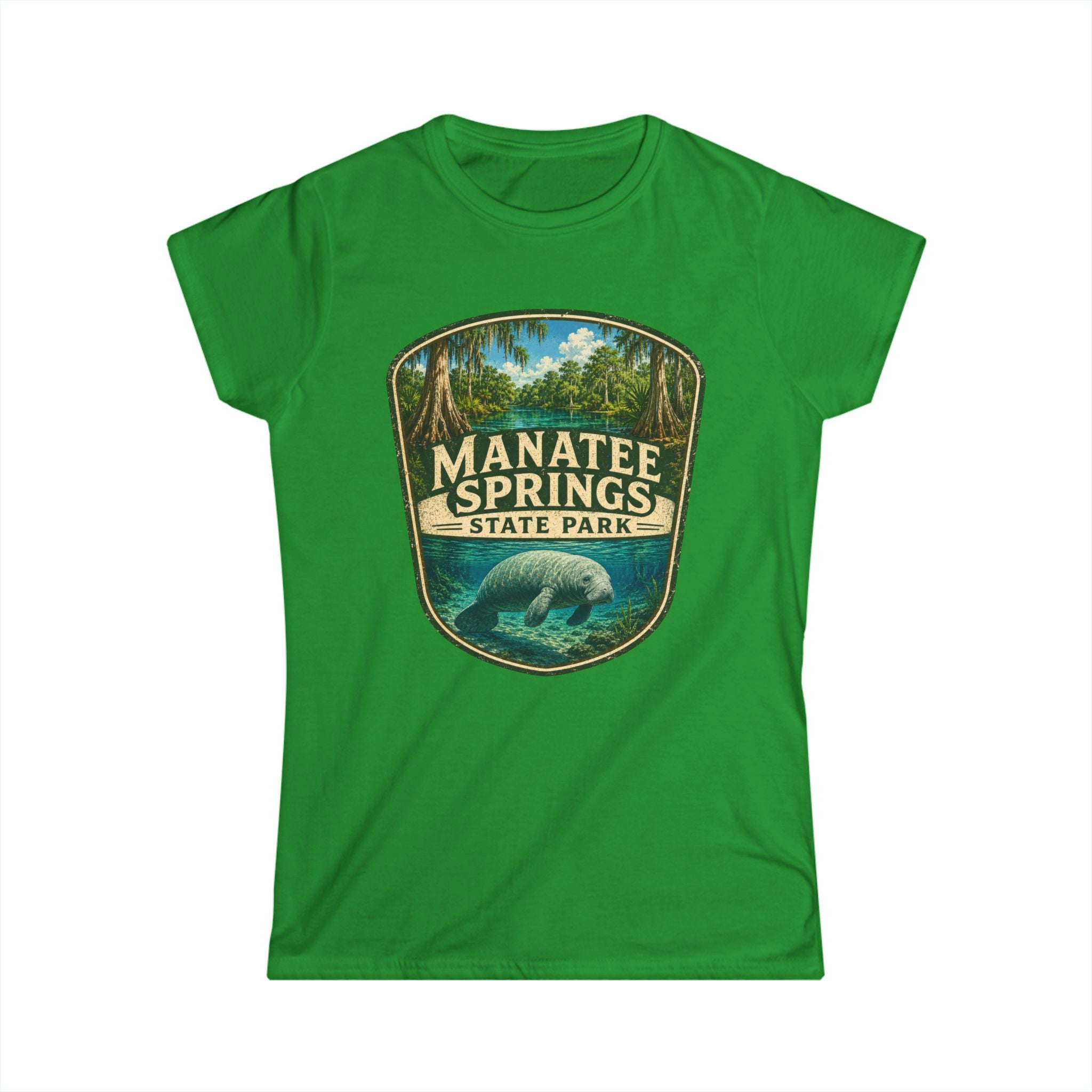 Manatee Springs- Vintage Manatee Tee