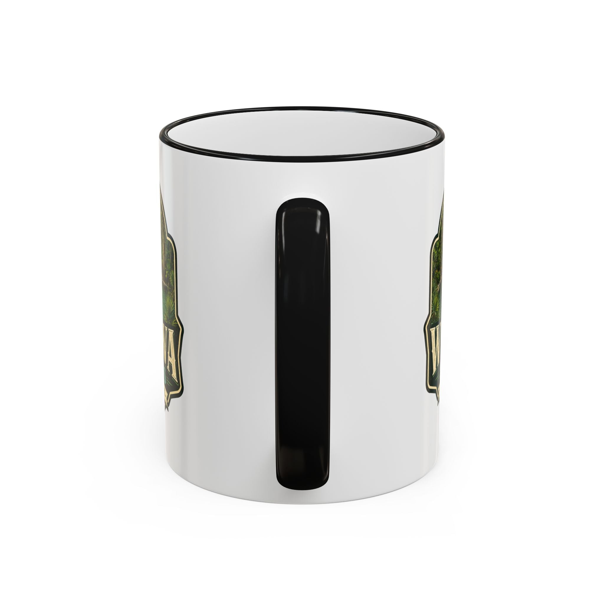 Wekiwa Springs Vintage Mug — Accent Rim & Handle 11oz/15oz