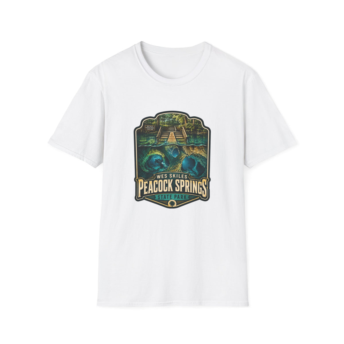 Peacock Springs — Retro Tee