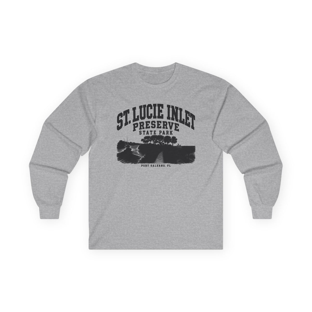 St. Lucie Inlet Preserve State Park Logo- Long Sleeve Tee