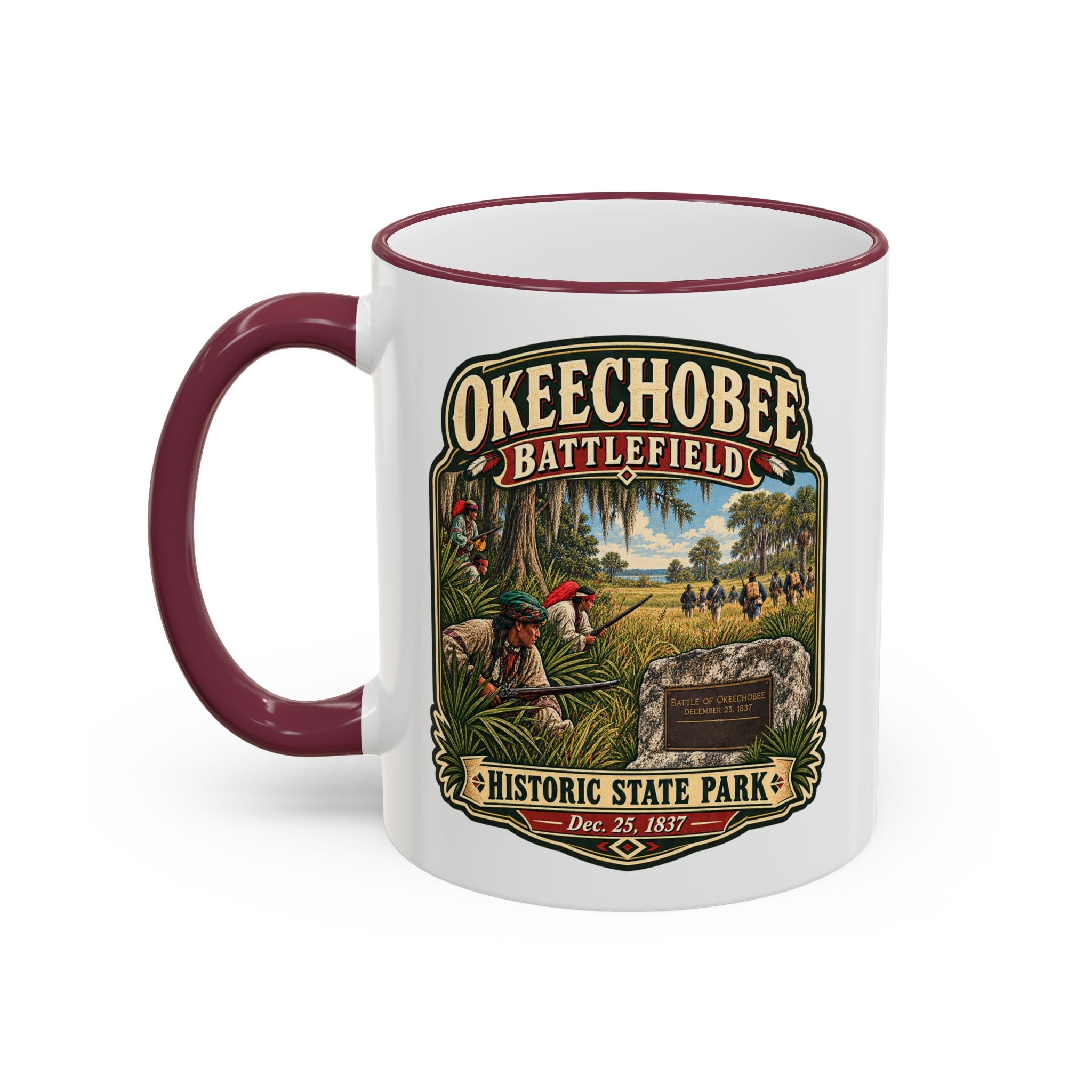 Okeechobee Battlefield River Accent Rim & Handle 11oz/15oz