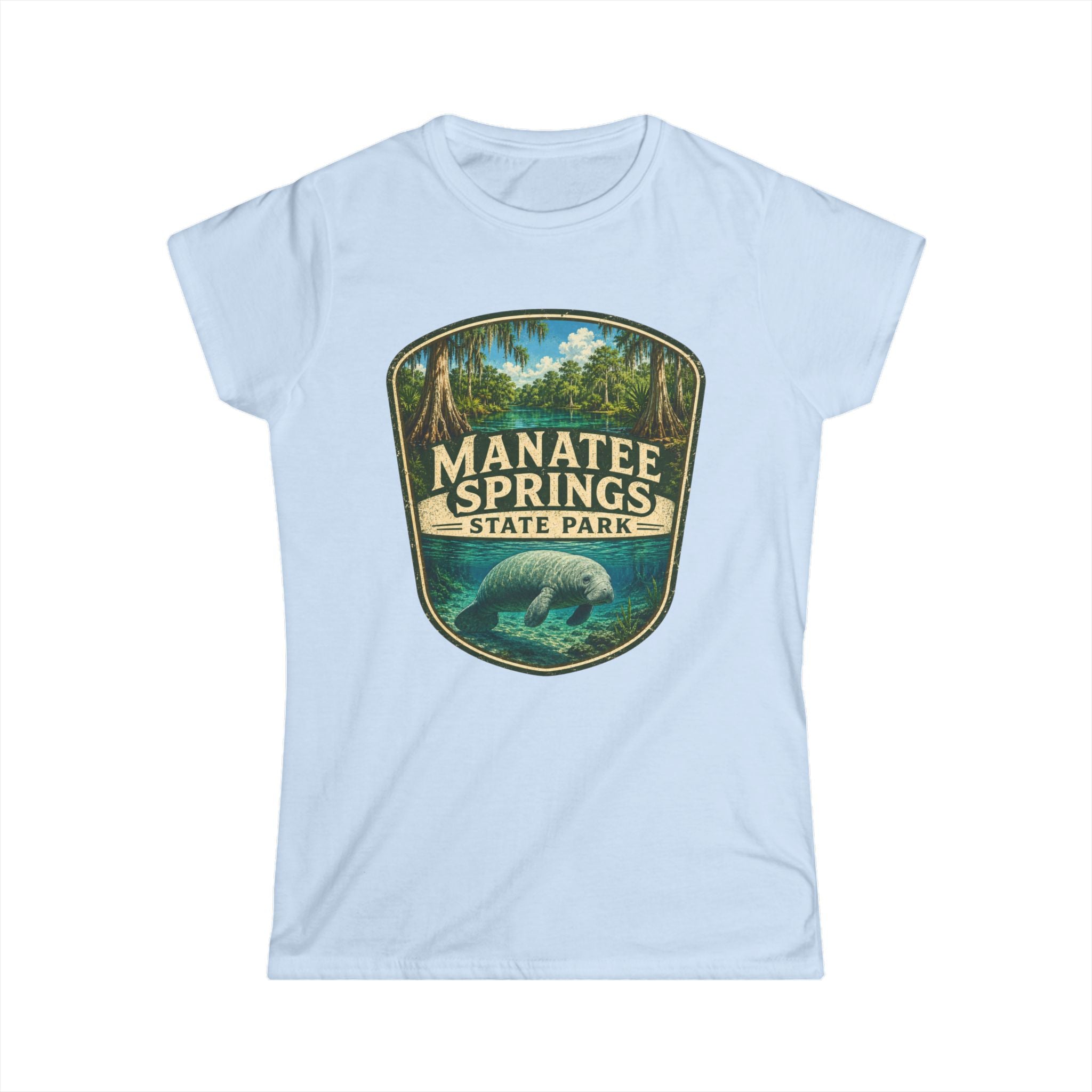 Manatee Springs- Vintage Manatee Tee