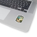 Fort Pierce Inlet State Park Kiss-Cut Sticker — Beach Fishing Vintage Travel Decal