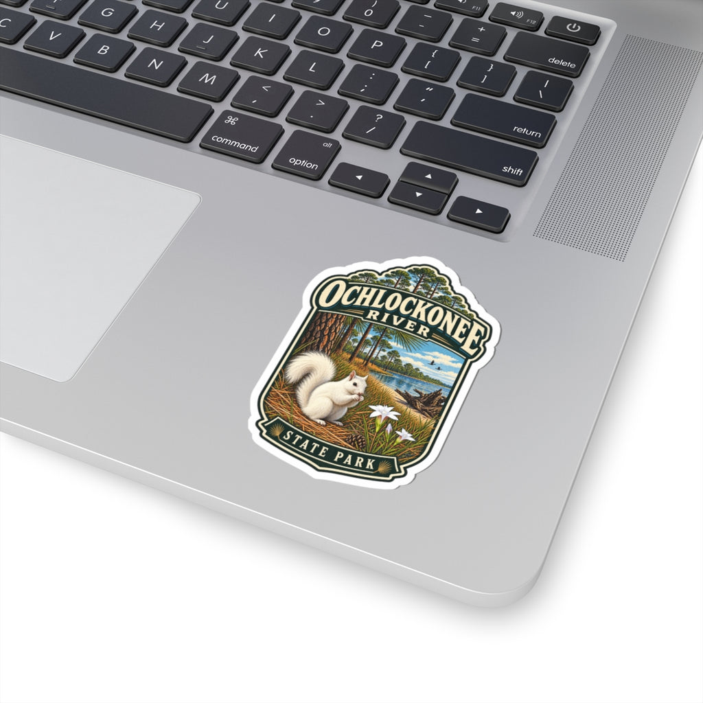 Ochlockonee River State Park Sticker — White Squirrel Nature Travel Decal