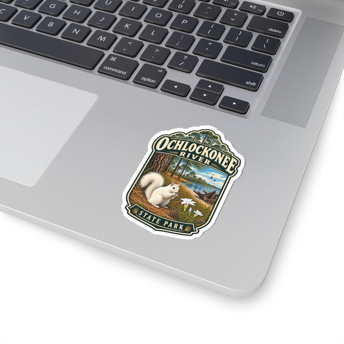 Ochlockonee River State Park Sticker — White Squirrel Nature Travel Decal