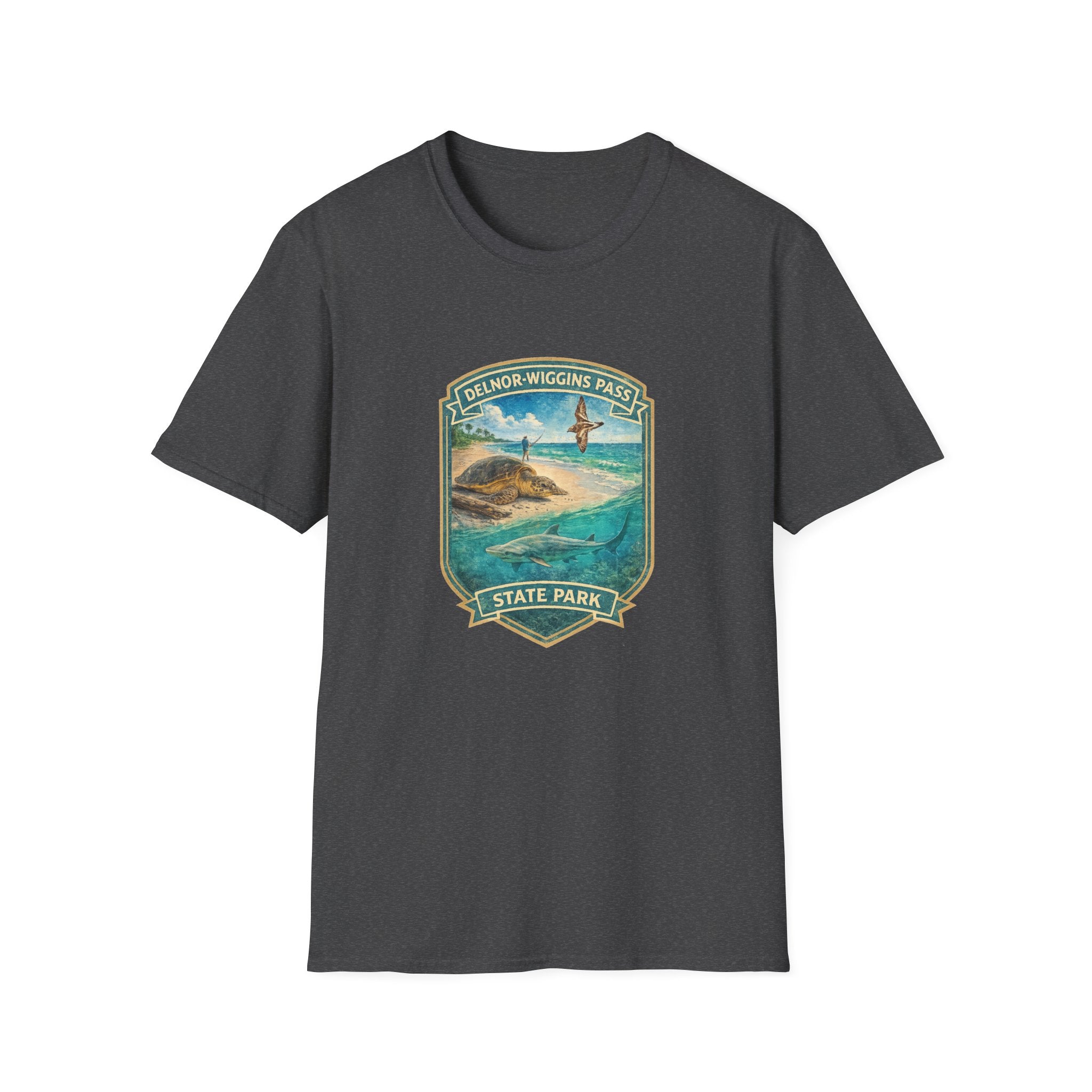 Delnor-Wiggins Pass- Retro Tee