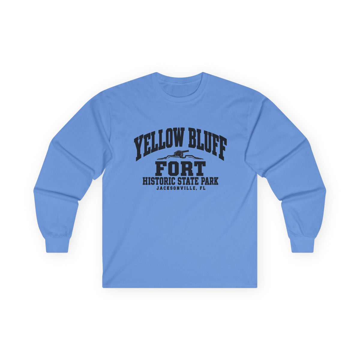 Yellow Bluff Fort Historic State Park Logo- Long Sleeve Tee