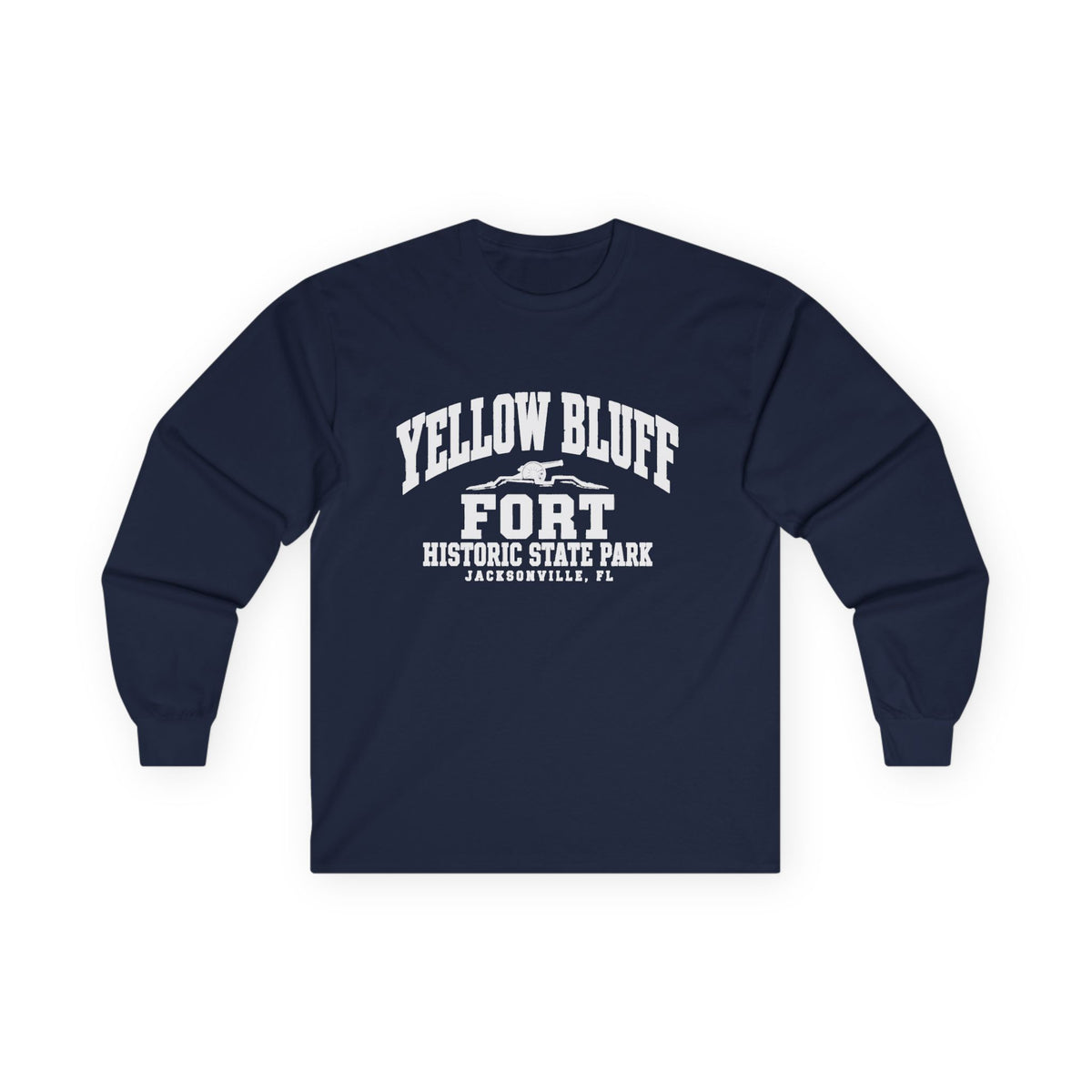 Yellowbluff Fort Historic State Park Logo- Long Sleeve Tee