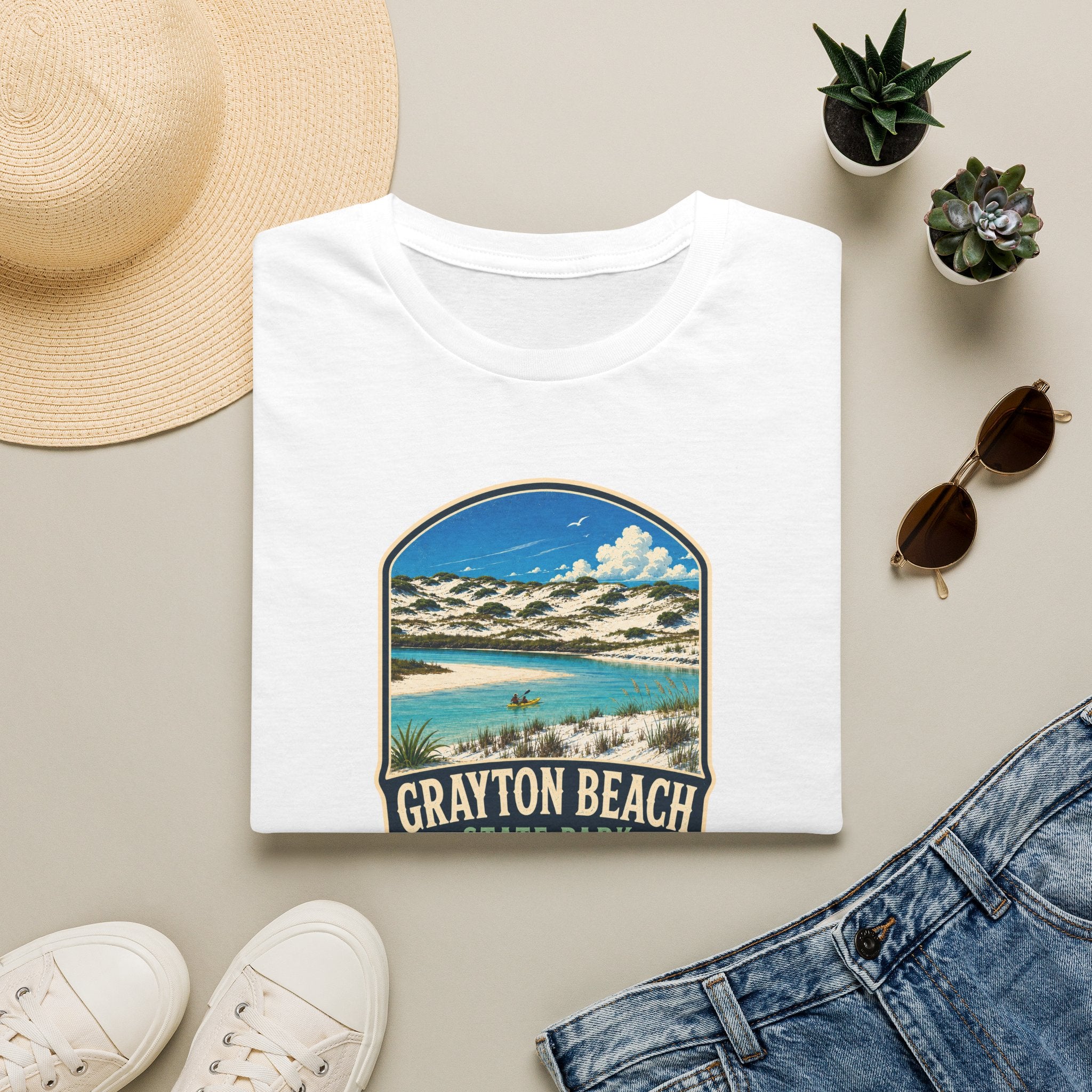 Grayton Beach — Retro Tee