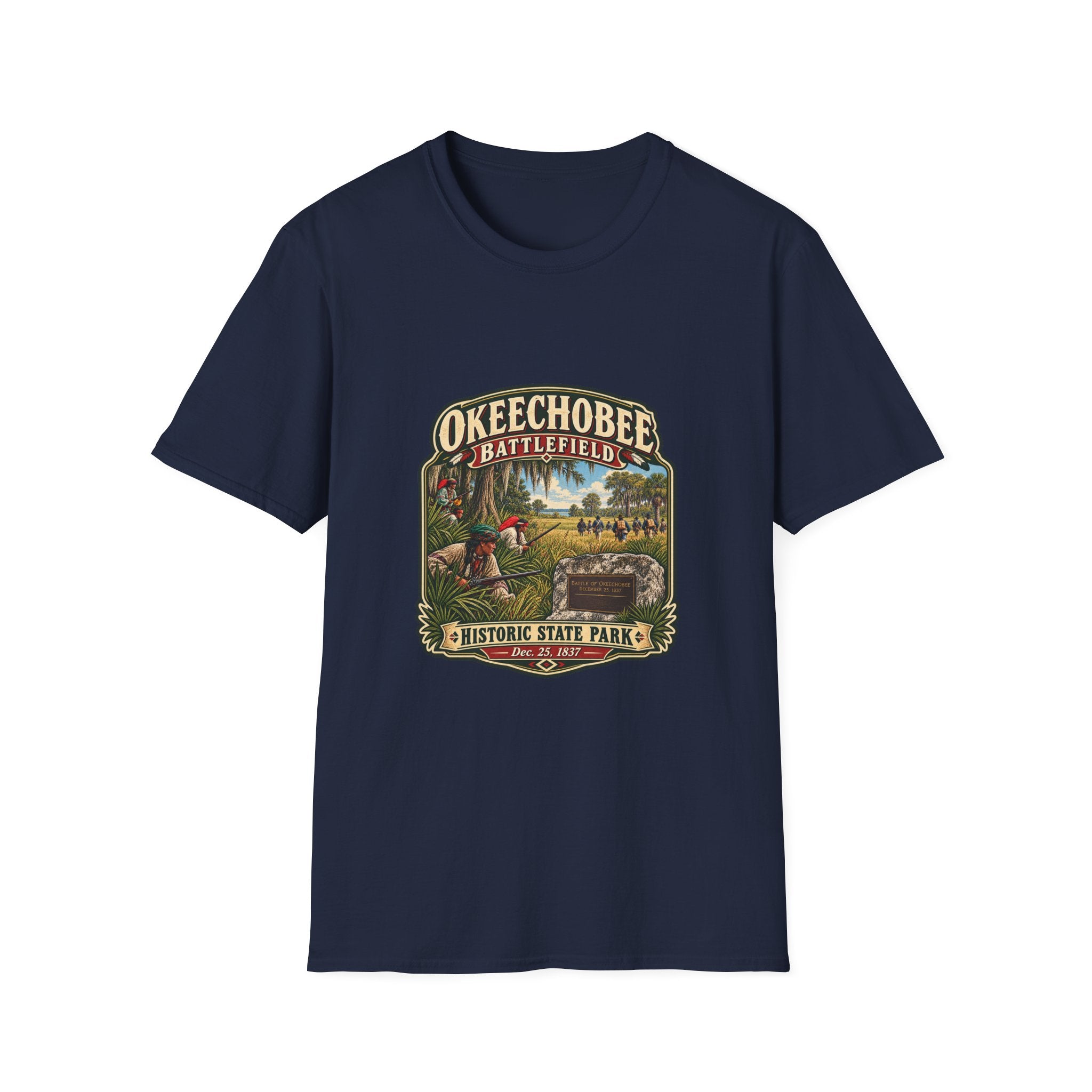 Okeechobee Battlefield- Retro Tee