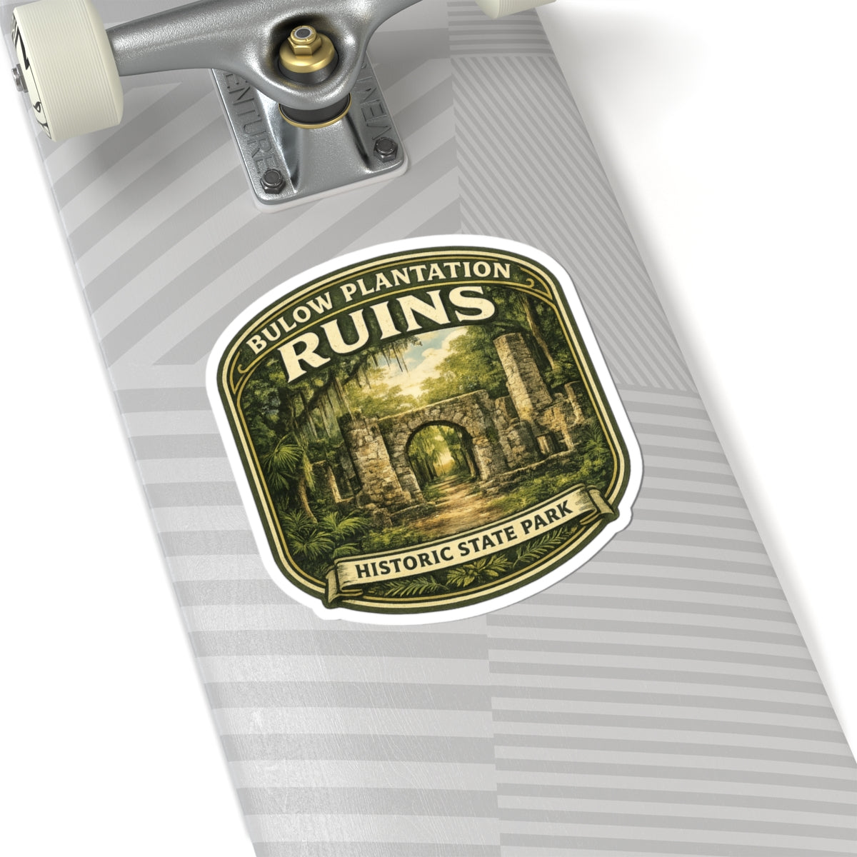 Bulow Plantation Ruins Sticker — Historic State Park Kiss-Cut Decal