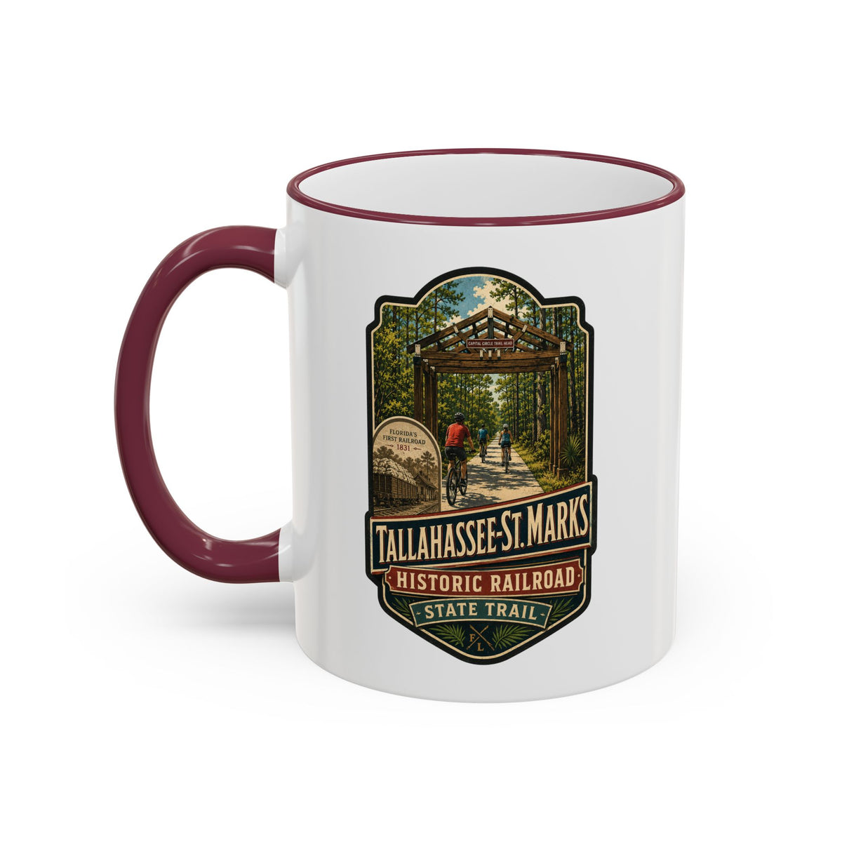 Tallahassee-St. Marks Trail  Accent Rim & Handle 11oz/15oz