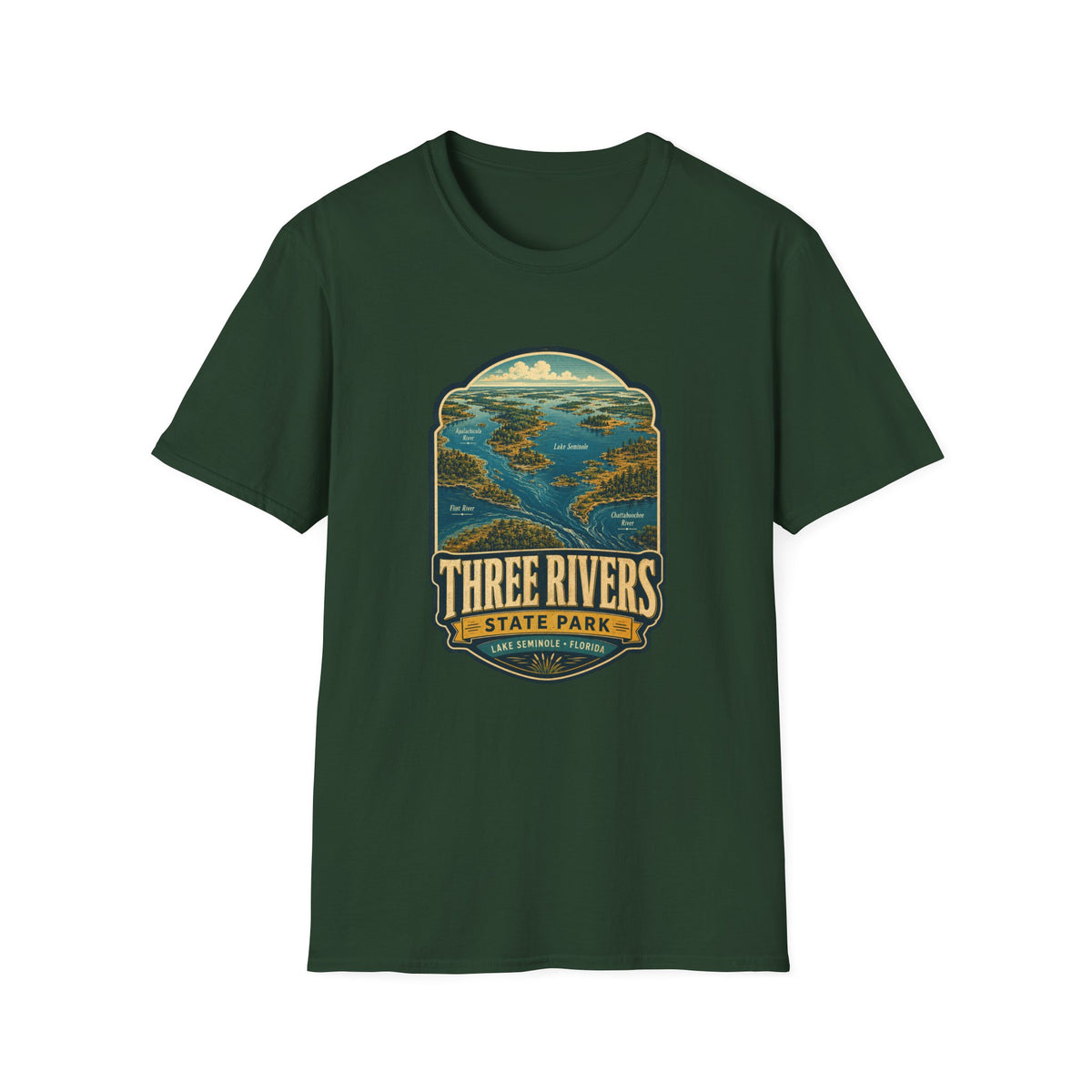 Three Rivers — Retro Tee