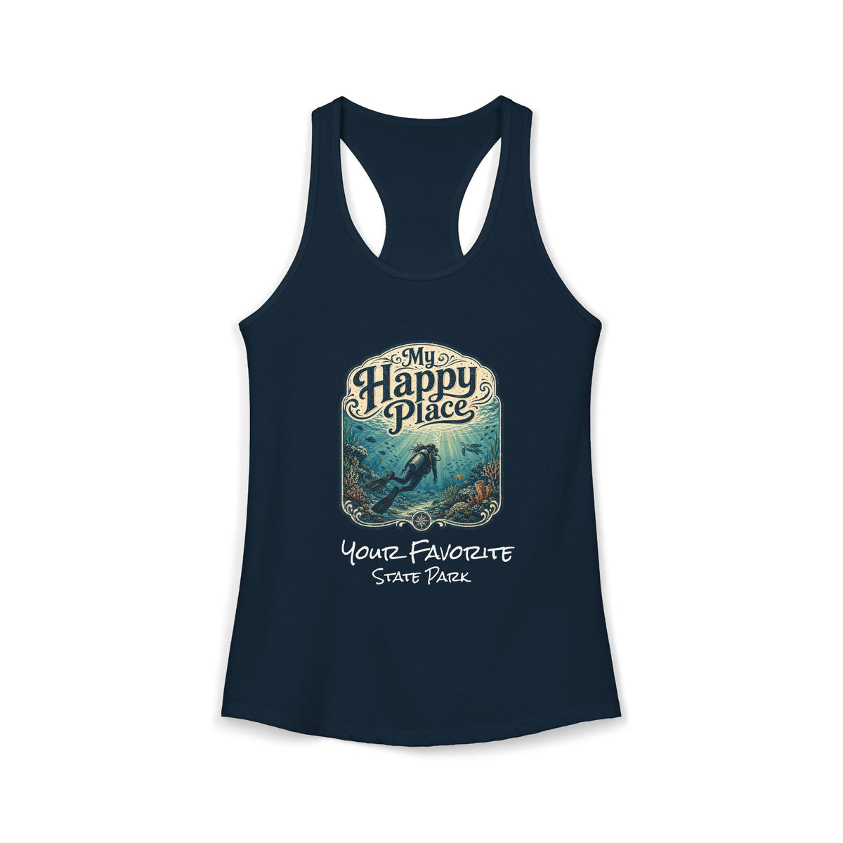 CUSTOMIZABLE Ocean Racerback Tank
