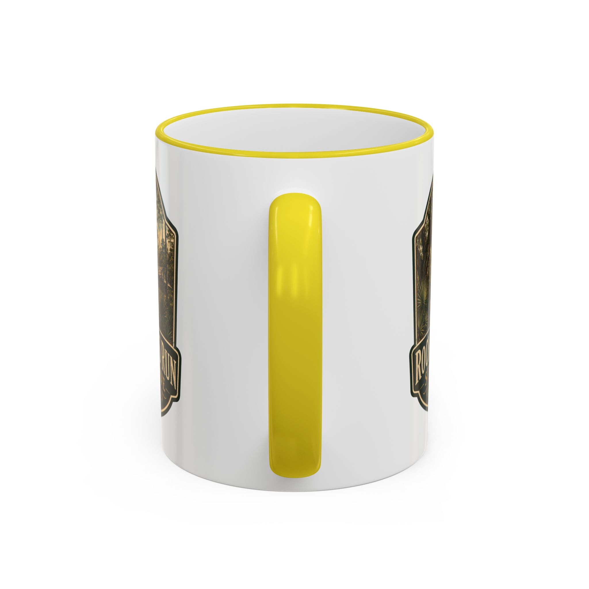 Rock Springs Run Vintage Mug — Accent Rim & Handle 11oz/15oz