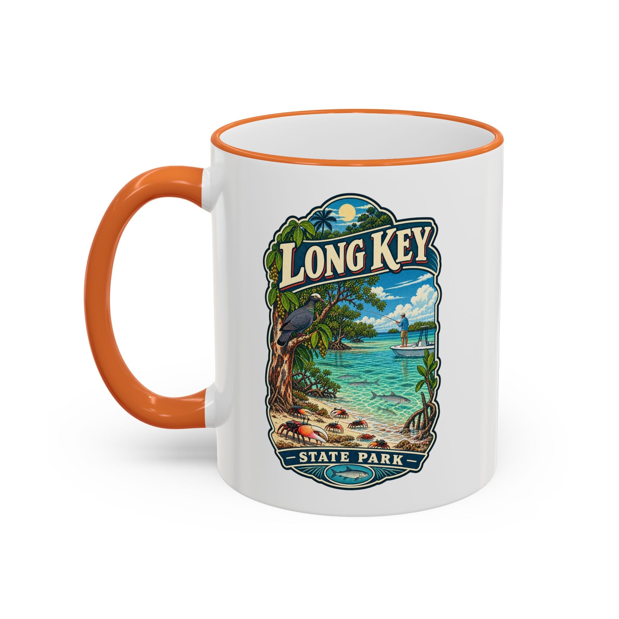 Long Key Accent Rim & Handle 11oz/15oz
