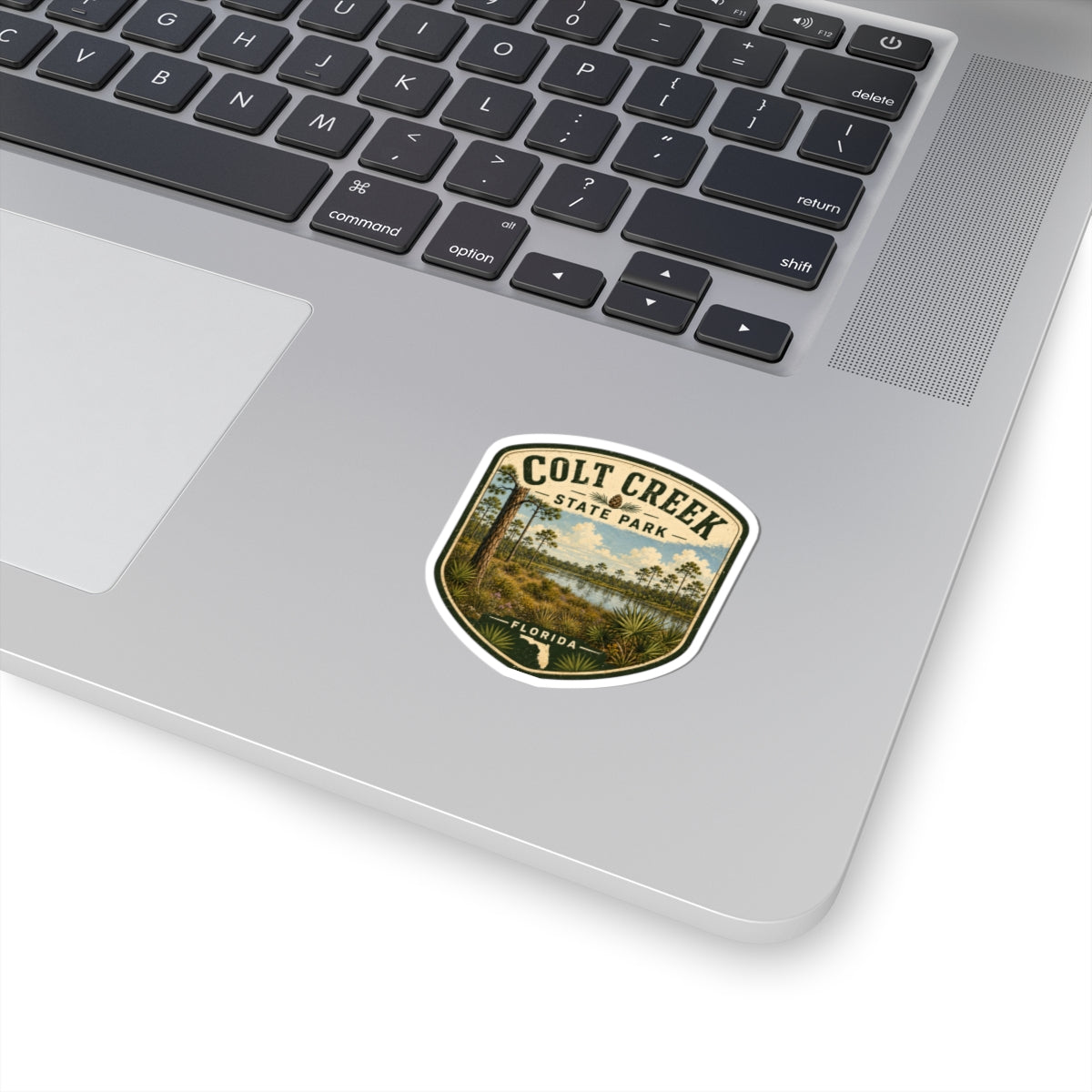 Colt Creek State Park Florida Vintage Badge Sticker — Scenic Nature Park Decal