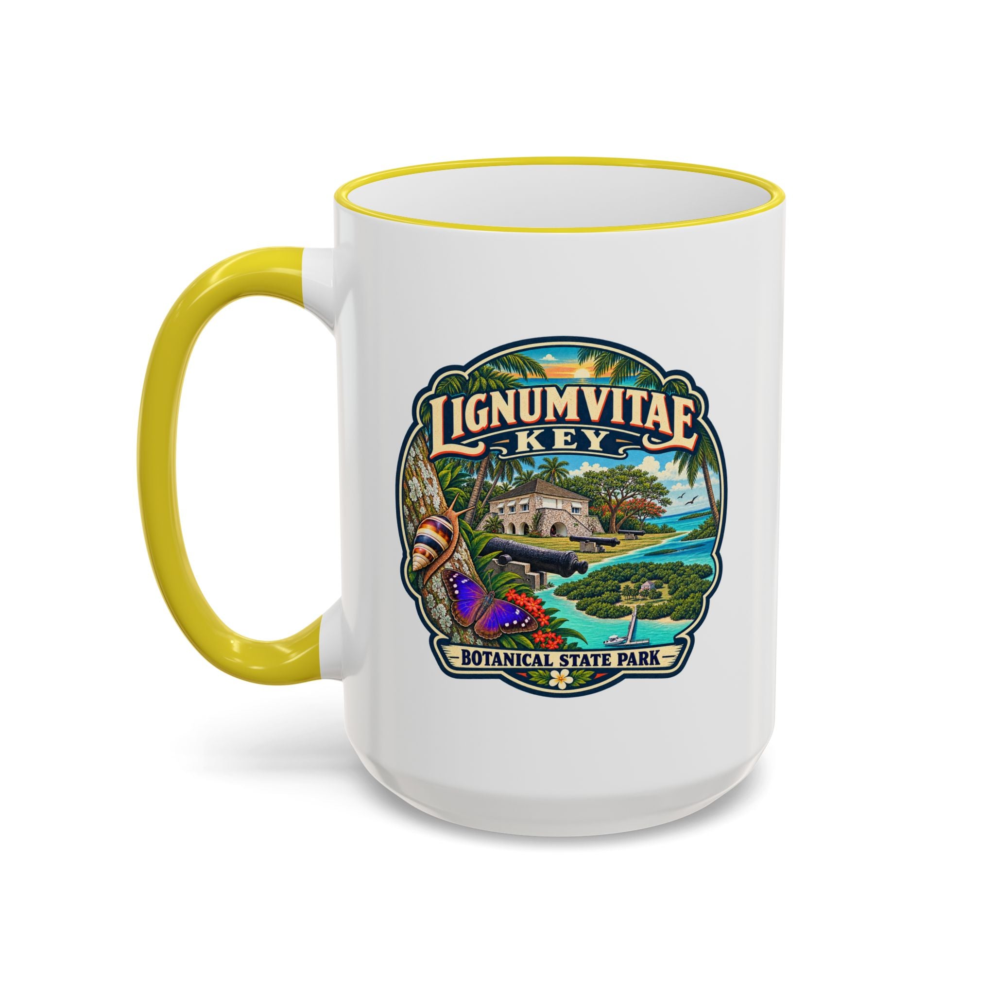 Lignumvitae Key Accent Rim & Handle 11oz/15oz