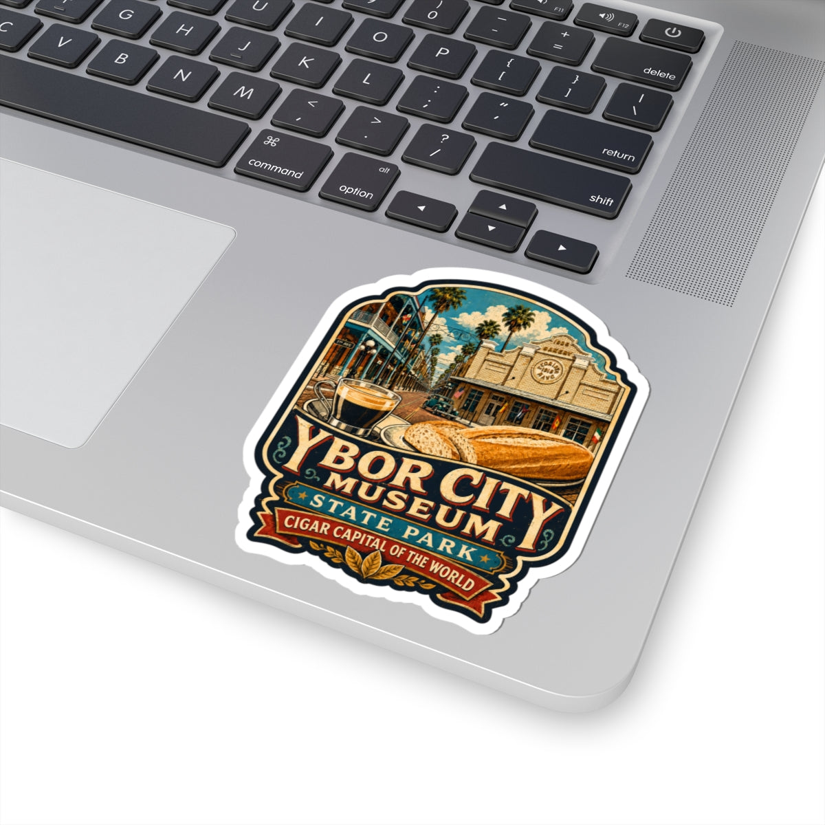 Ybor City Museum Vintage Travel Sticker — Cigar Capital Souvenir