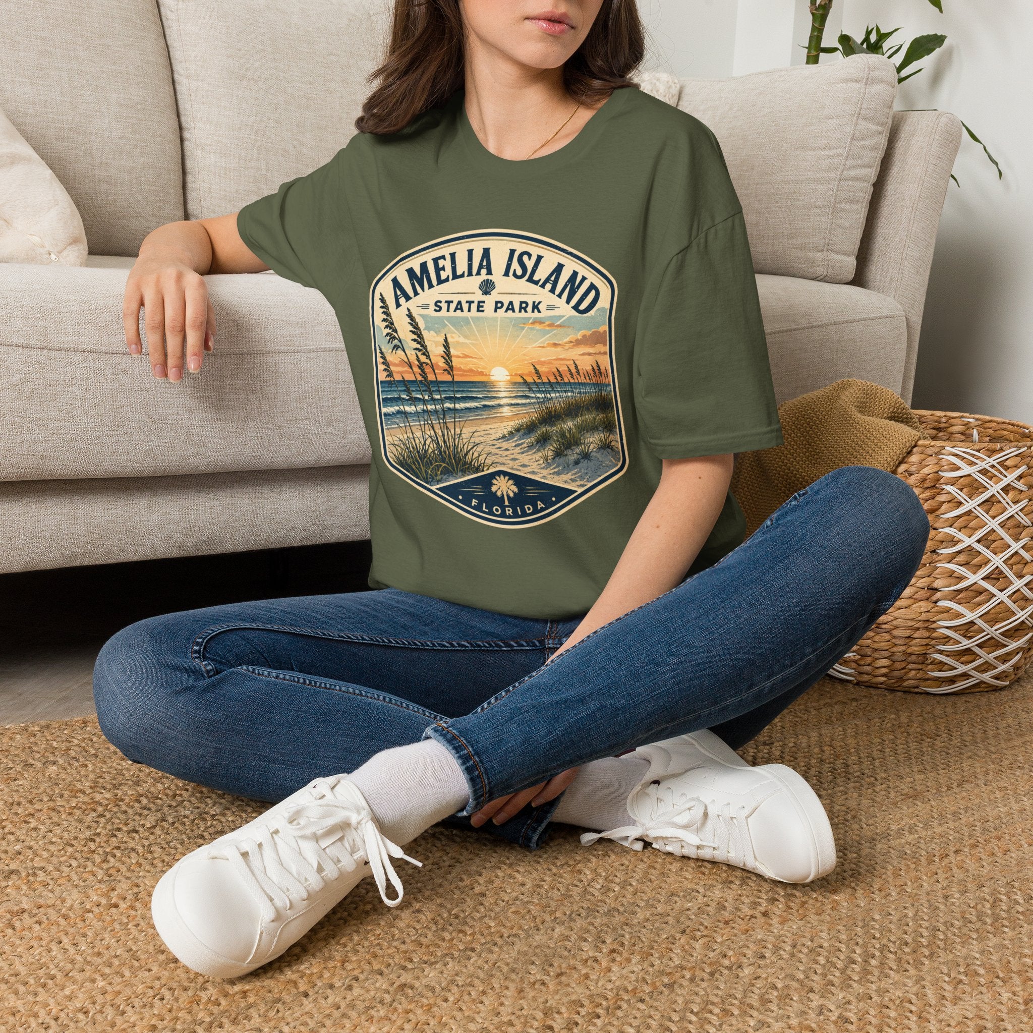 Amelia Island — Retro Tee