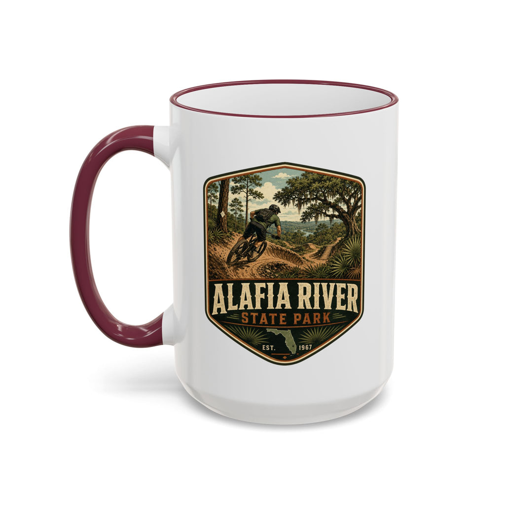 Alafia River Vintage Mug — Accent Rim & Handle 11oz/15oz
