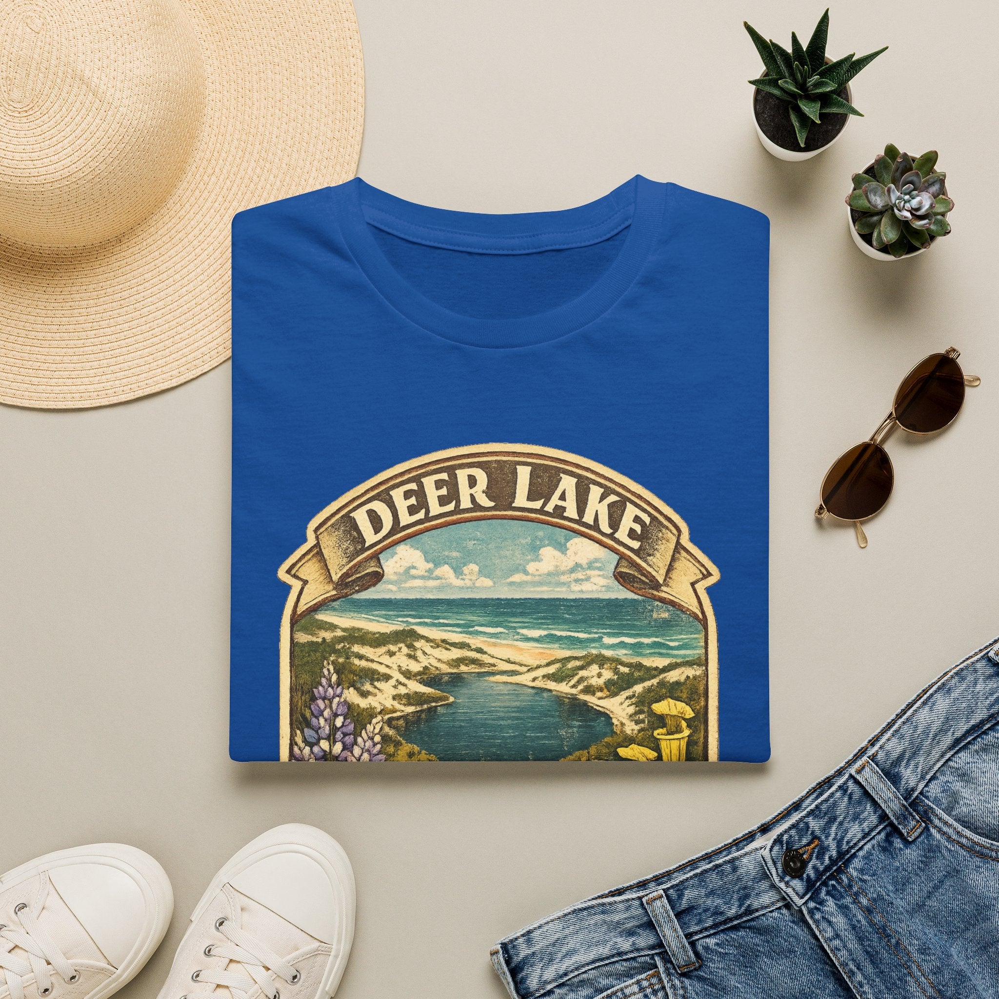Deer Lake- Retro Tee