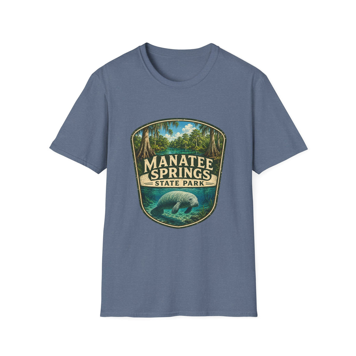 Manatee Springs State Park T-Shirt — Vintage Park Badge Tee