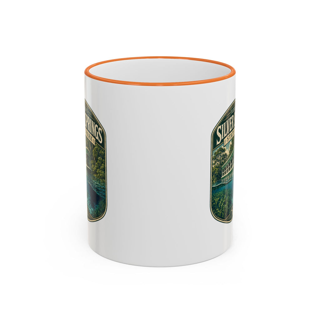 Silver Springs Vintage Mug — Accent Rim & Handle 11oz/15oz