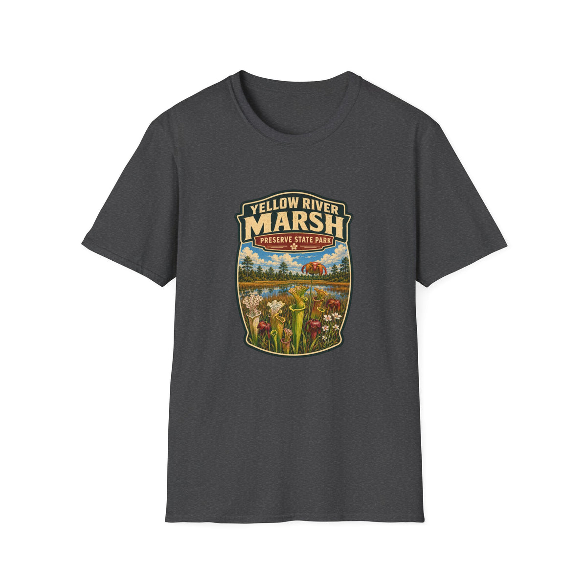 Yellow River Marsh — Retro Tee