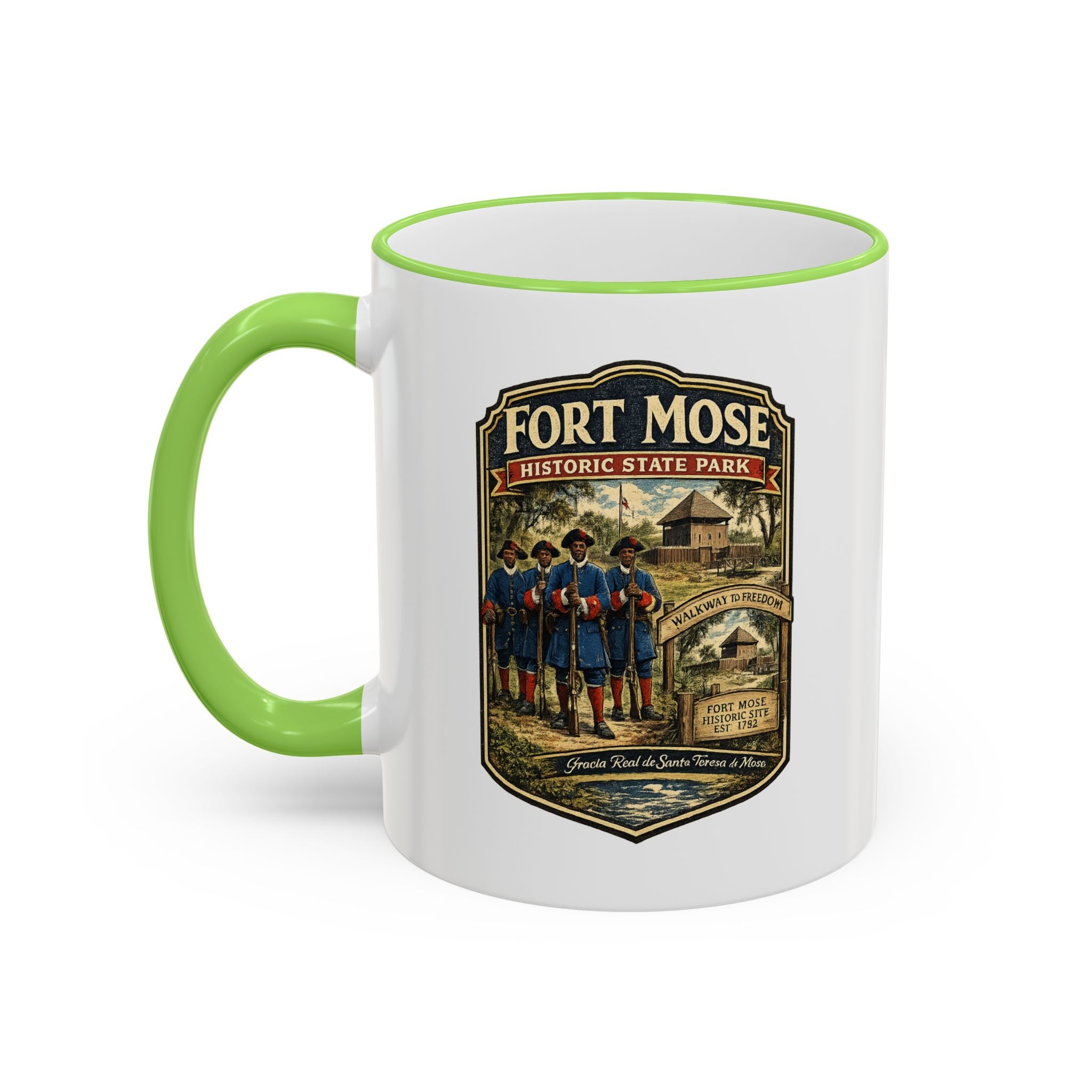 Fort Mose Accent Rim & Handle 11oz/15oz