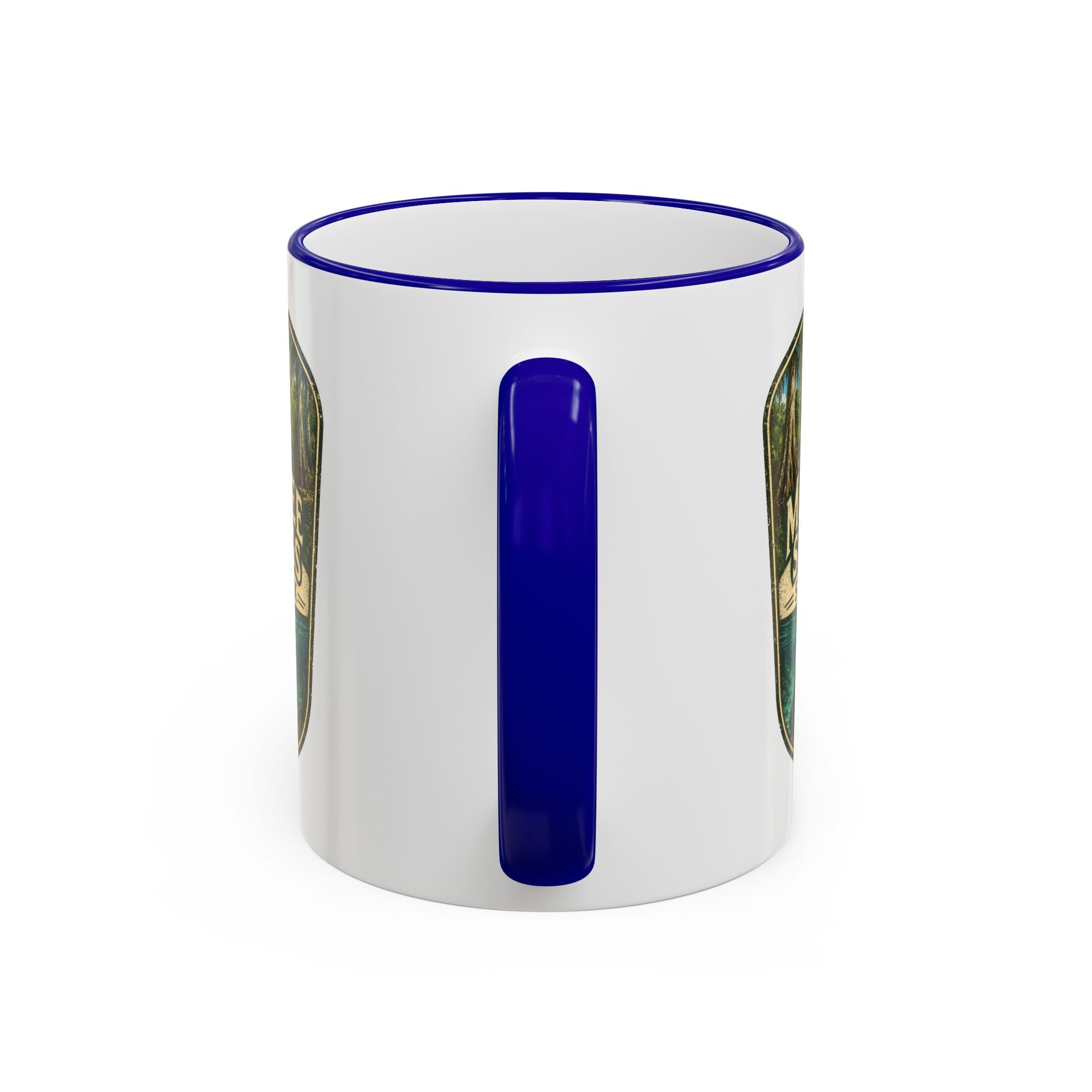 Manatee Springs Manatee Mug — Accent Rim & Handle 11oz/15oz