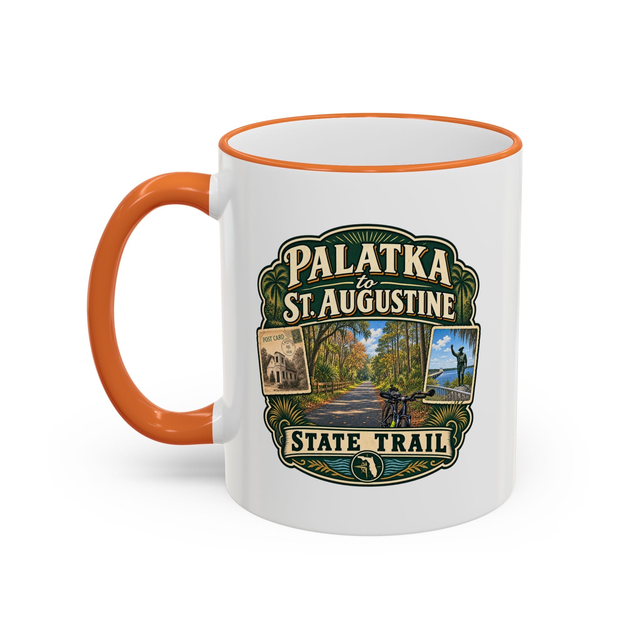 Palatka-to-St. Augustine Accent Rim & Handle 11oz/15oz