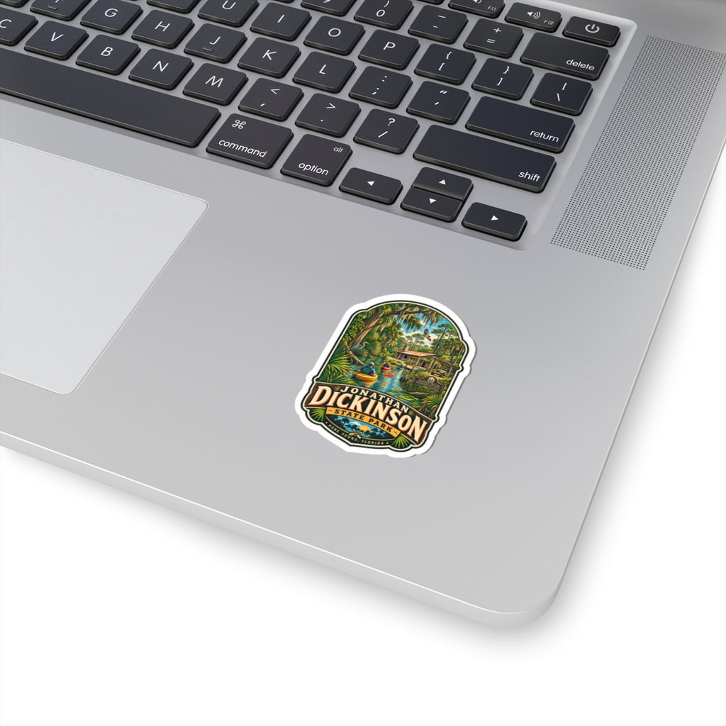 Jonathan Dickinson State Park Sticker — Vintage Kayaking Florida Park Decal