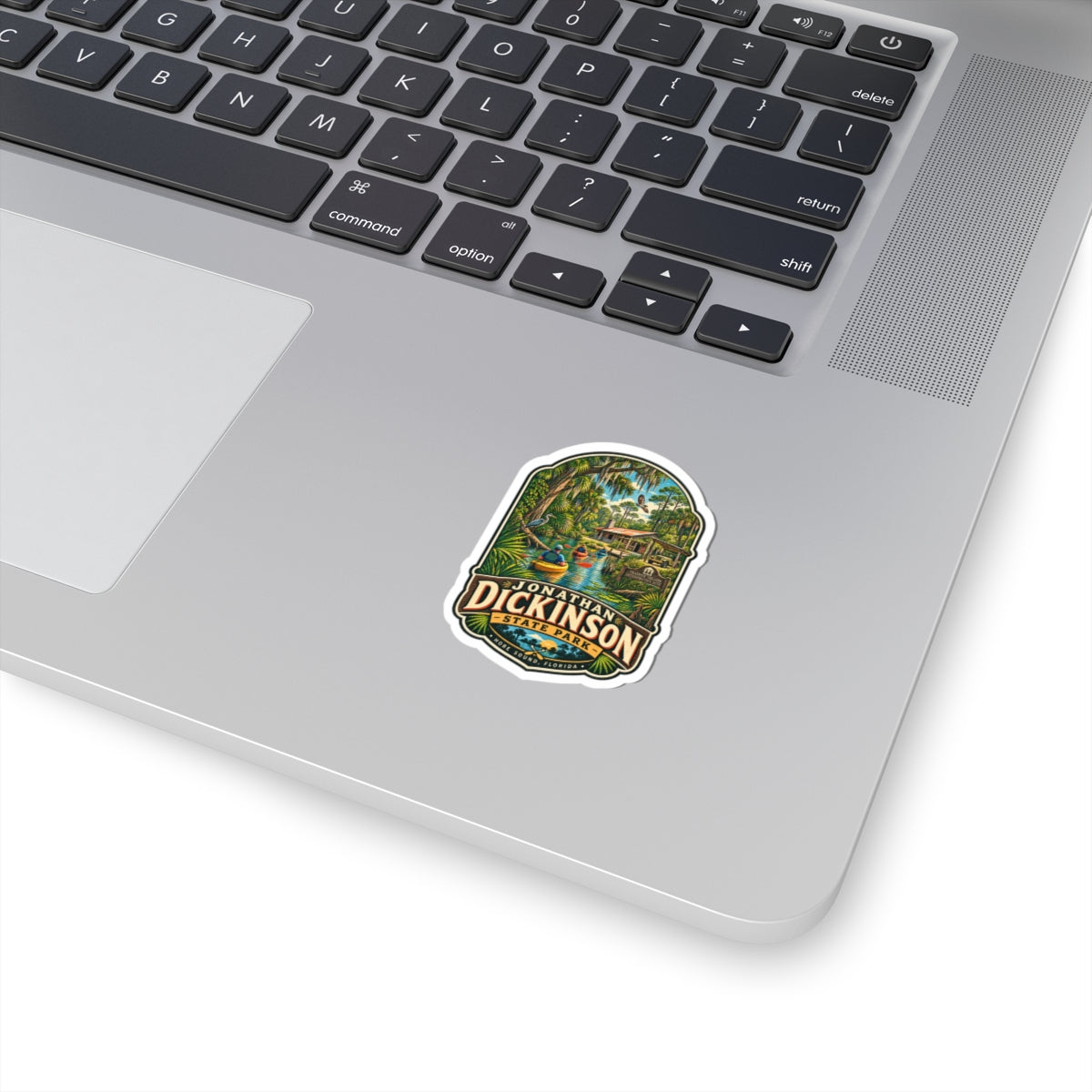 Jonathan Dickinson State Park Sticker — Vintage Kayaking Florida Park Decal