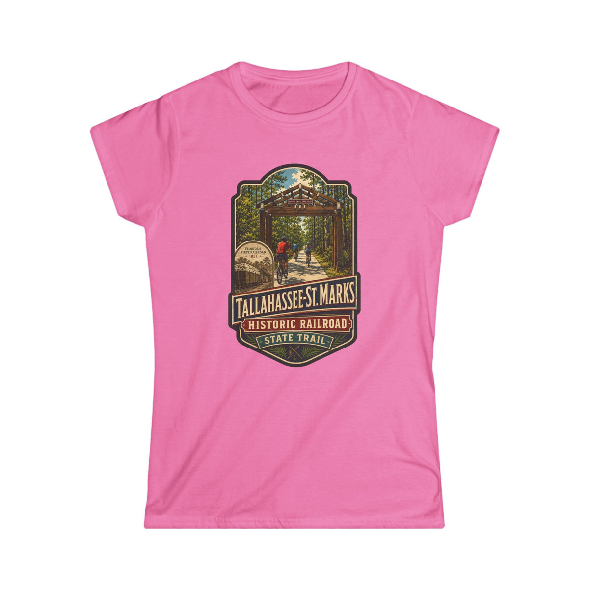 Tallahassee- St. Marks Trail- Vintage Tee