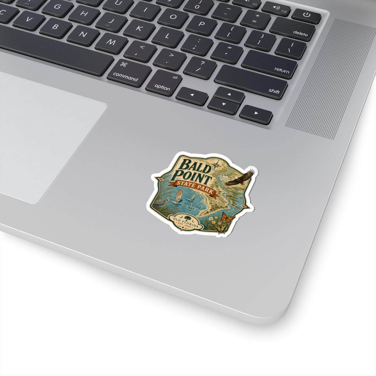 Bald Point State Park Sticker — Vintage Map Travel Decal
