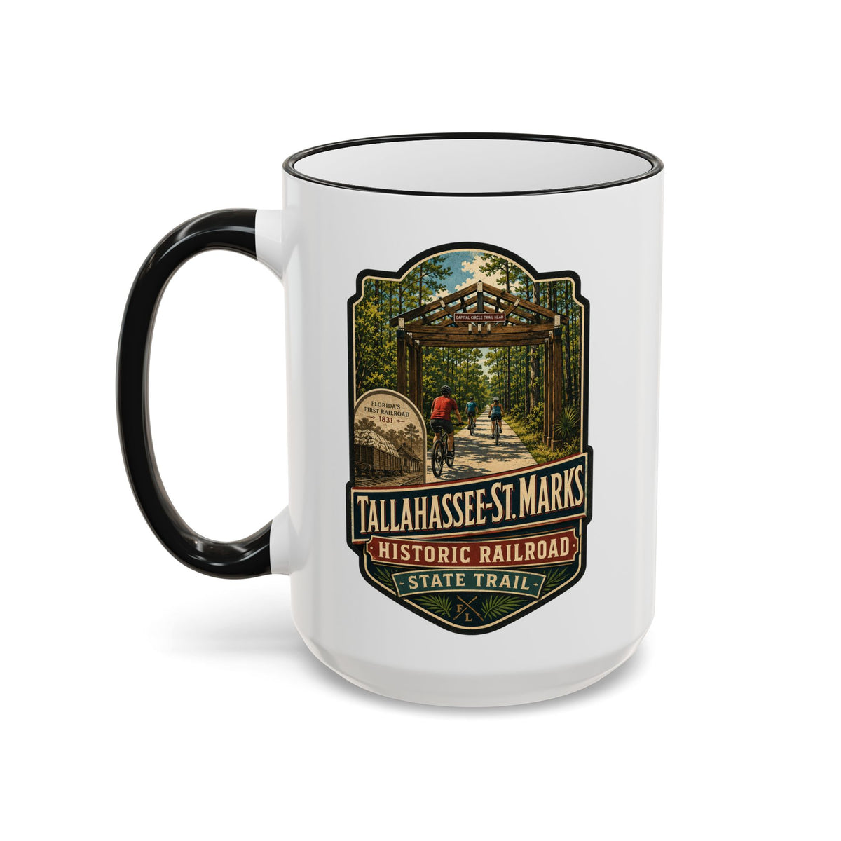 Tallahassee-St. Marks Trail  Accent Rim & Handle 11oz/15oz