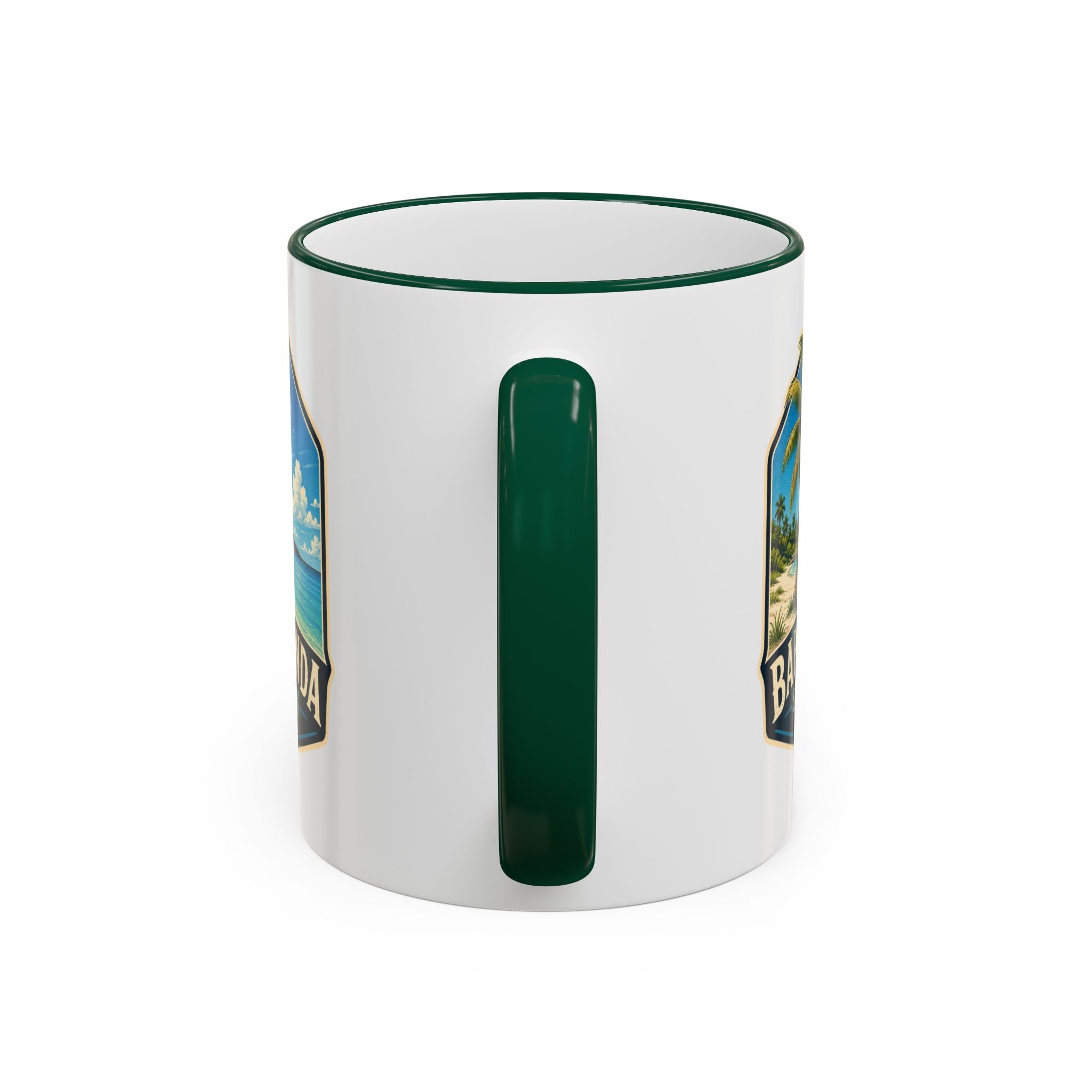 Bahia Honda Vintage Mug — Accent Rim & Handle 11oz/15oz