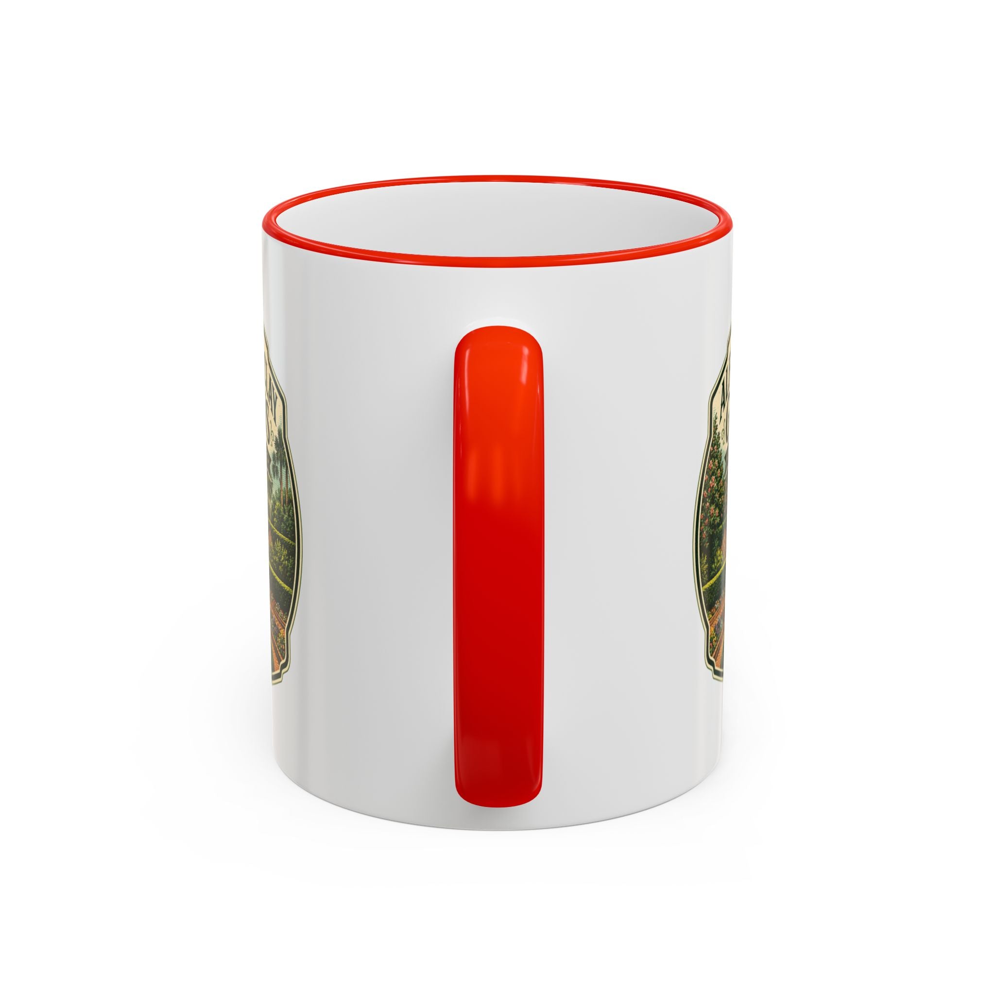 Maclay Gardens Vintage Mug — Accent Rim & Handle 11oz/15oz