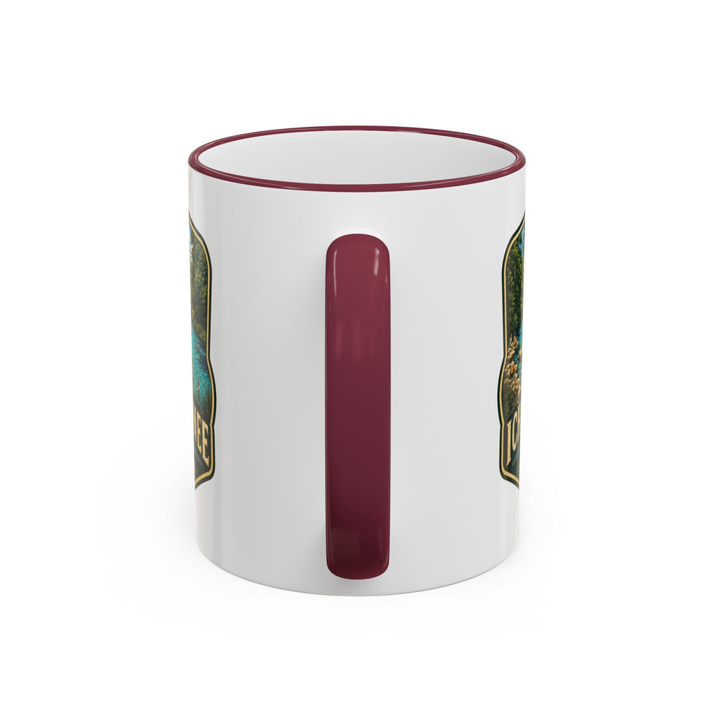 Ichetucknee Springs Vintage Mug — Accent Rim & Handle 11oz/15oz