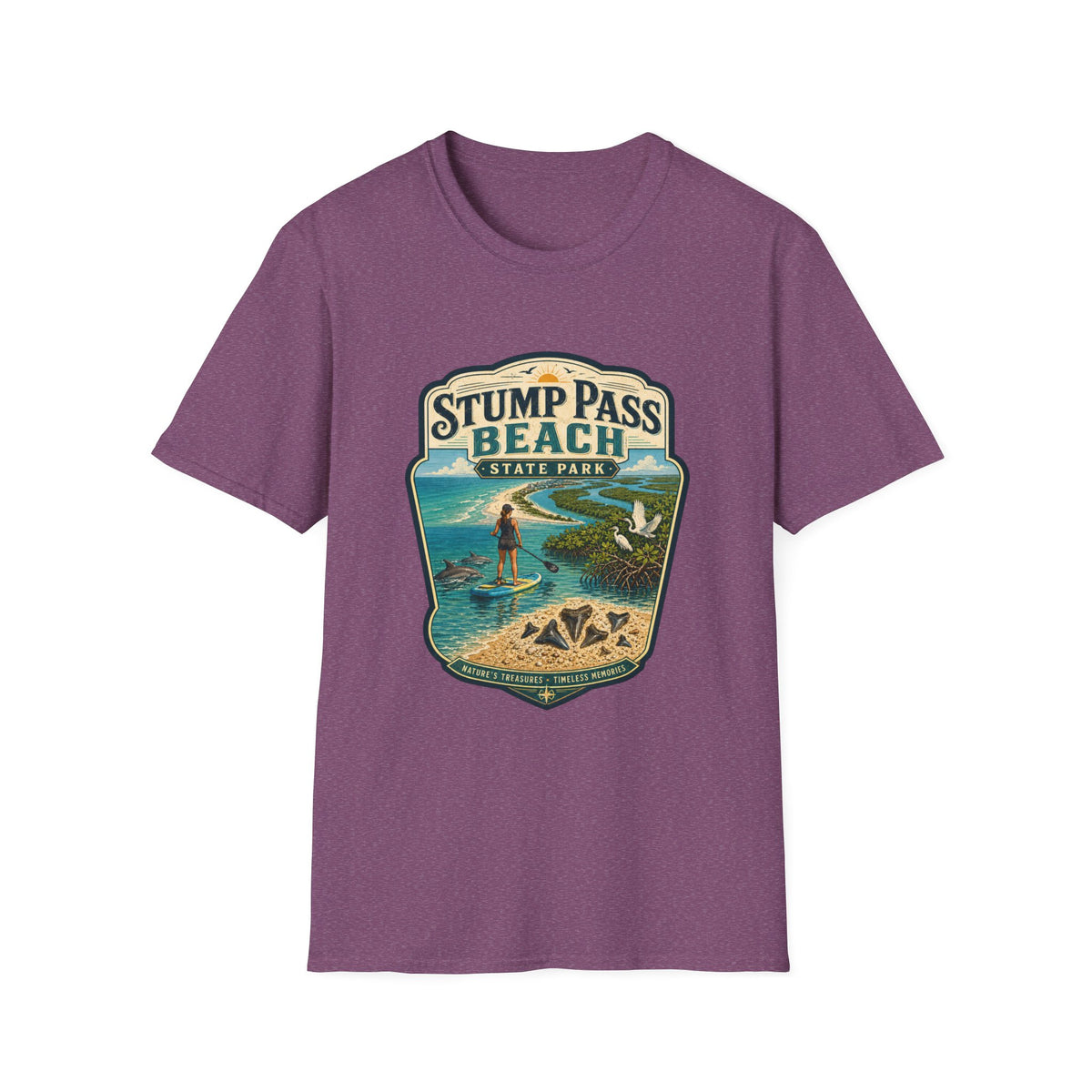 Stump Pass Beach — Retro Tee