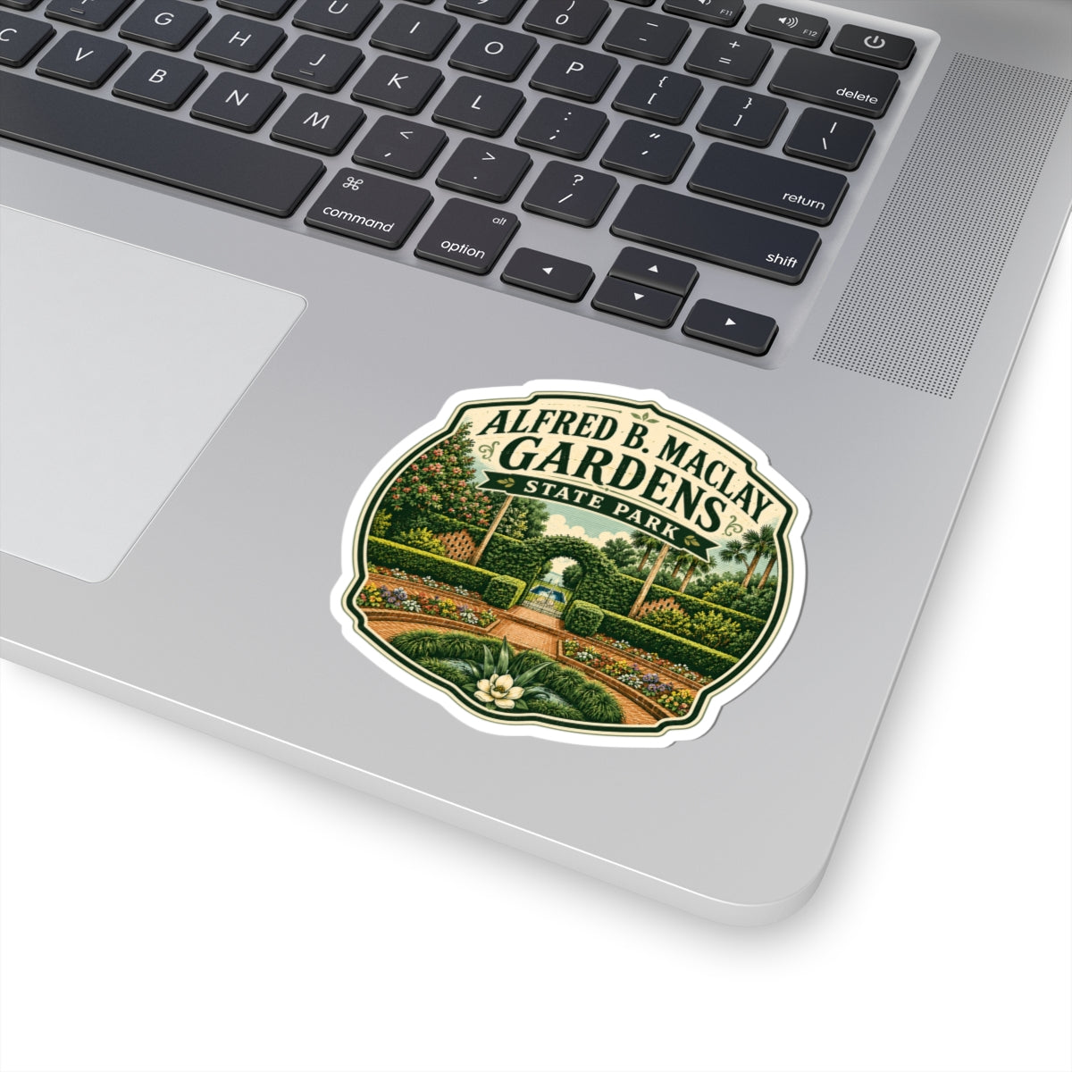 Maclay Gardens Sticker — Vintage Patch Kiss-Cut