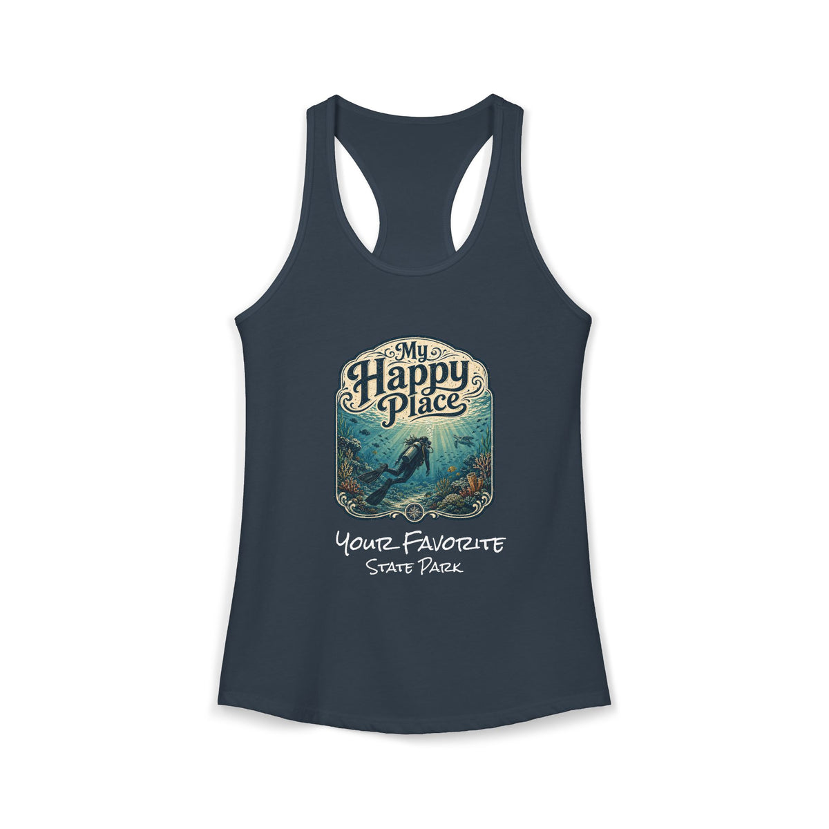 CUSTOMIZABLE Ocean Racerback Tank