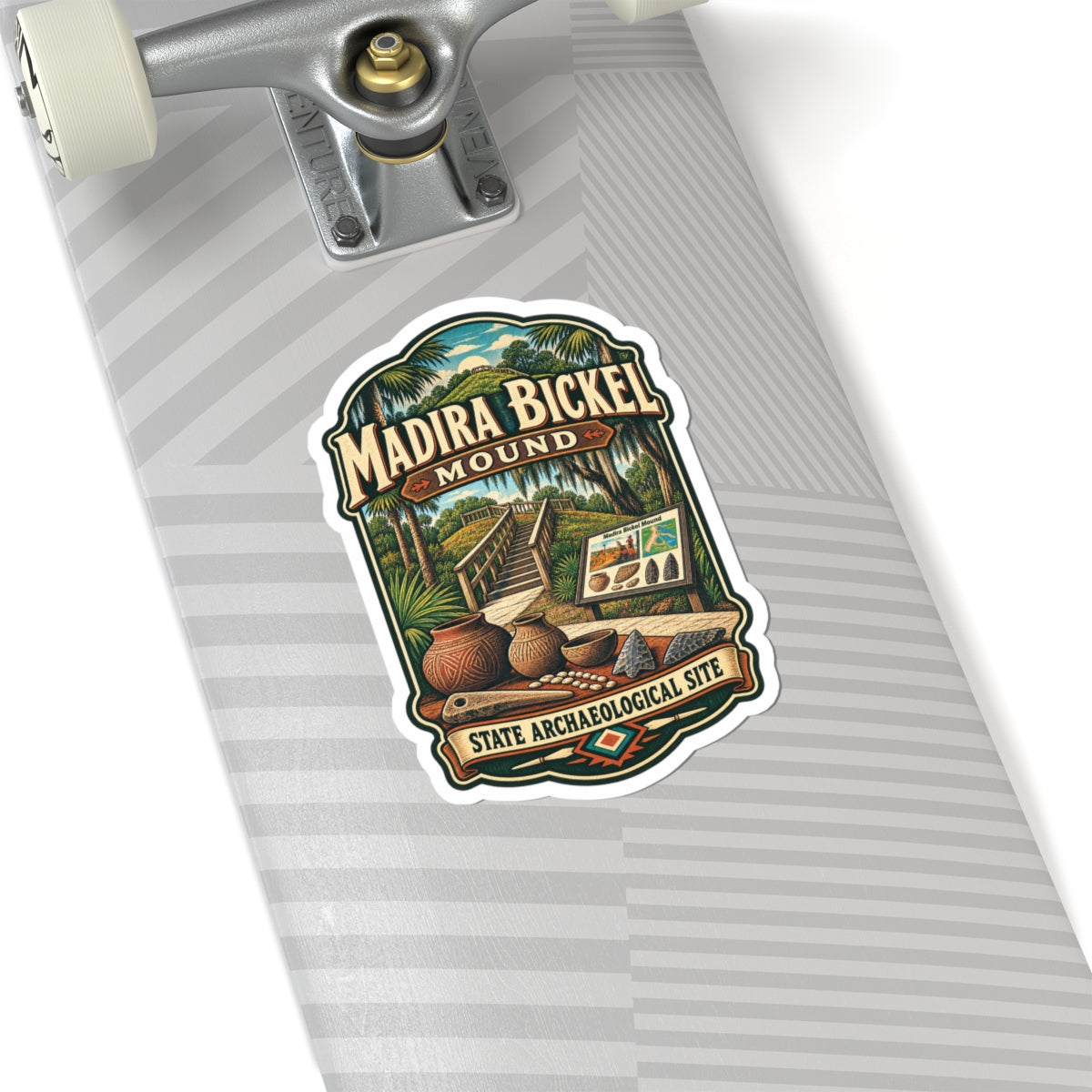 Madira Bickel Mound Archaeological Site Sticker