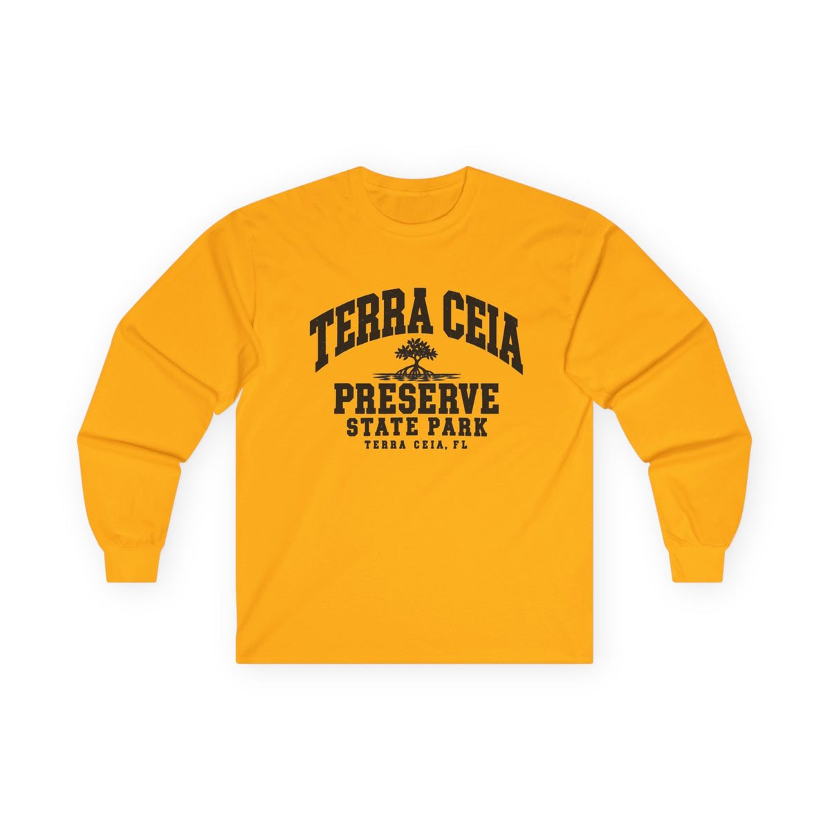 Terra Ceia Preserve State Park Official Logo- Long Sleeve Tee