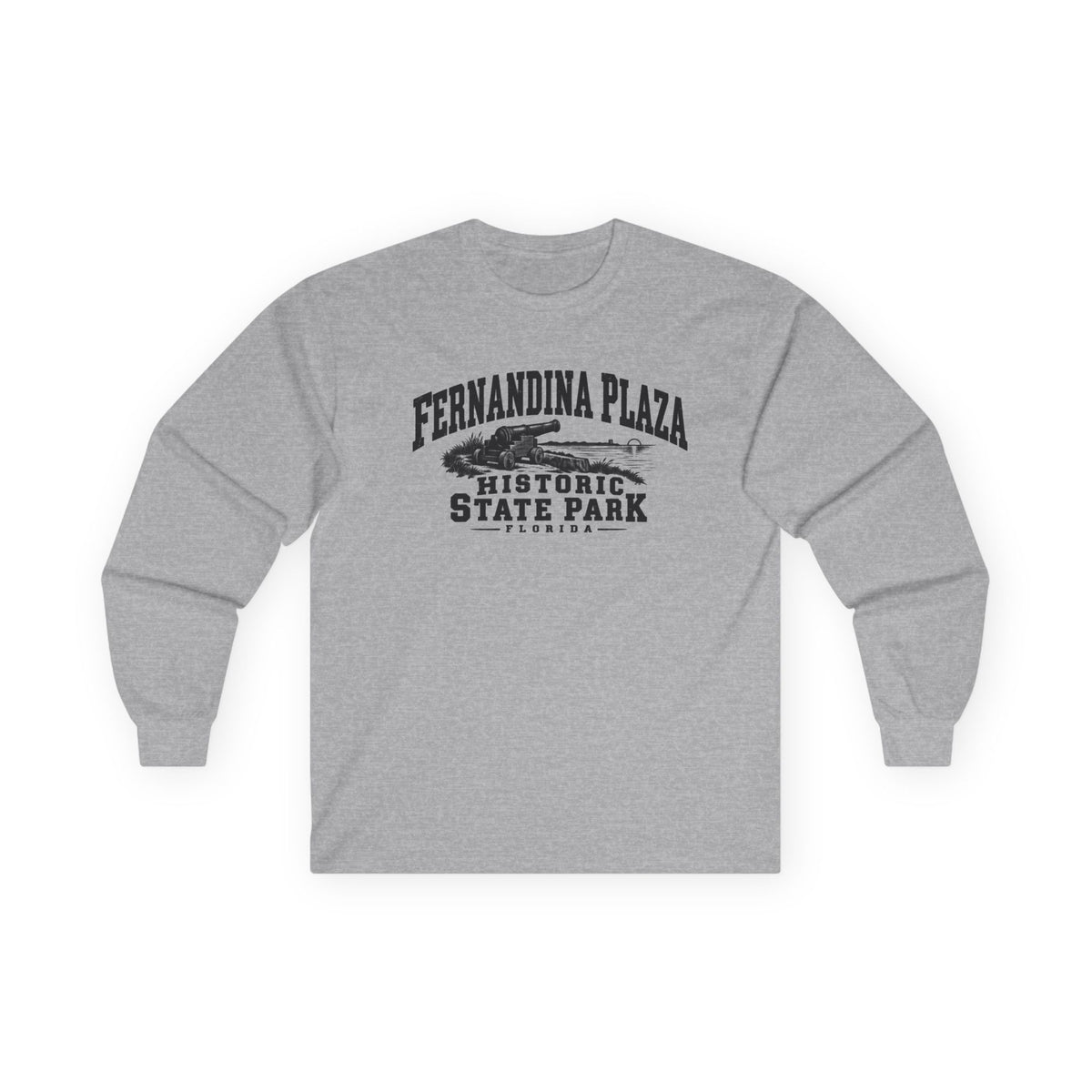 Fernandina Plaza Historic State Park Logo- Long Sleeve Tee